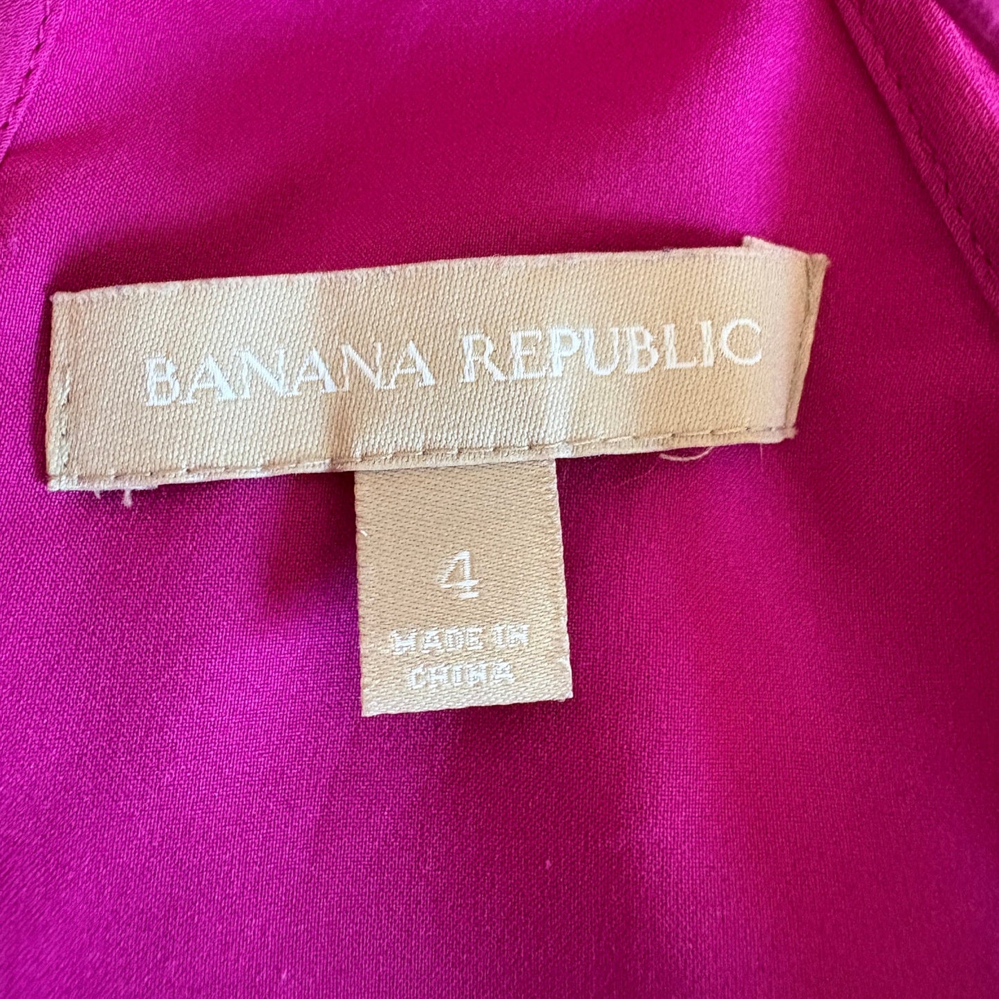 Banana Republic Dark Magenta Halter Shift Dress - Women's Size 4