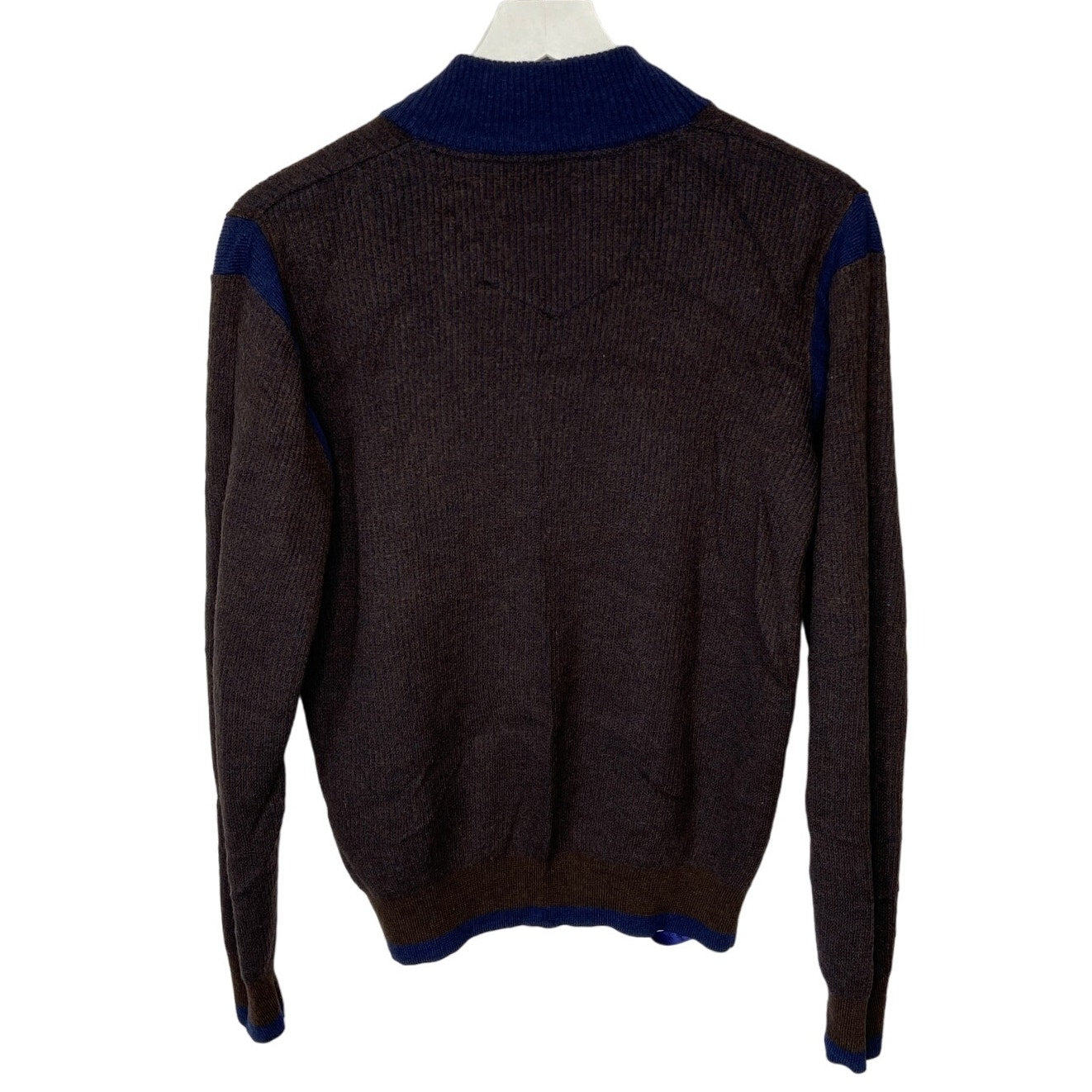 Robert Graham Wool 1/4 Zip Sweater - Men's Size XL