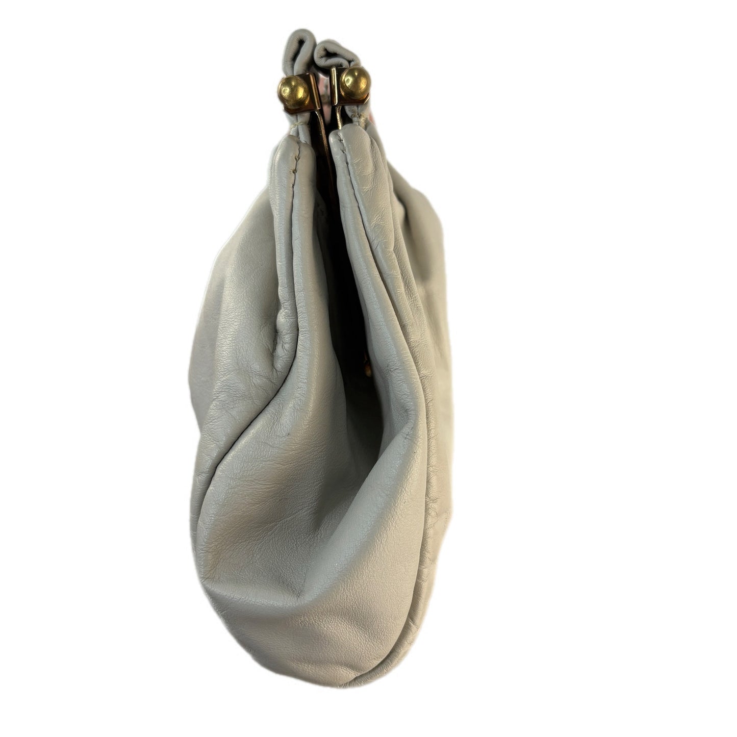 Vintage Letisse Gray Shoulder Strap Pouch Purse