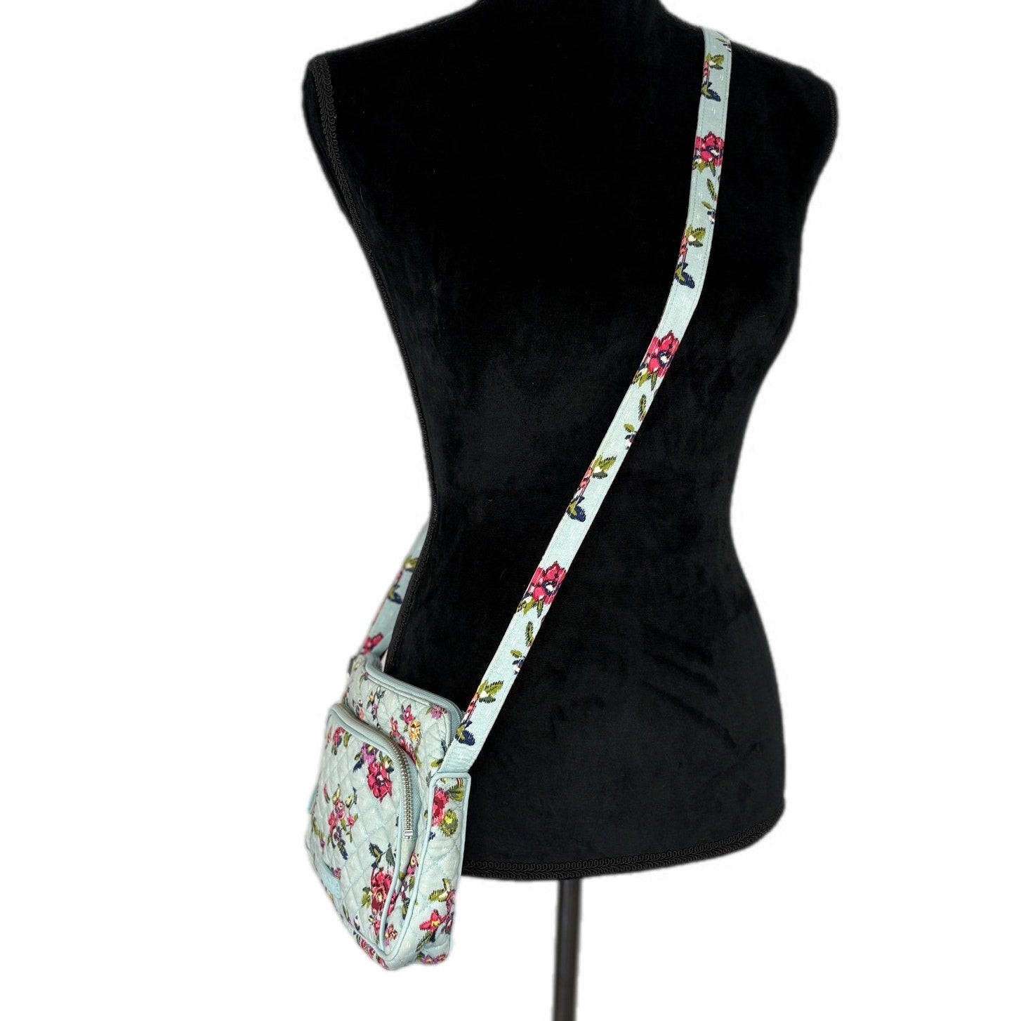 Vera Bradley Water Bouquet Little Hipster Crossbody Purse