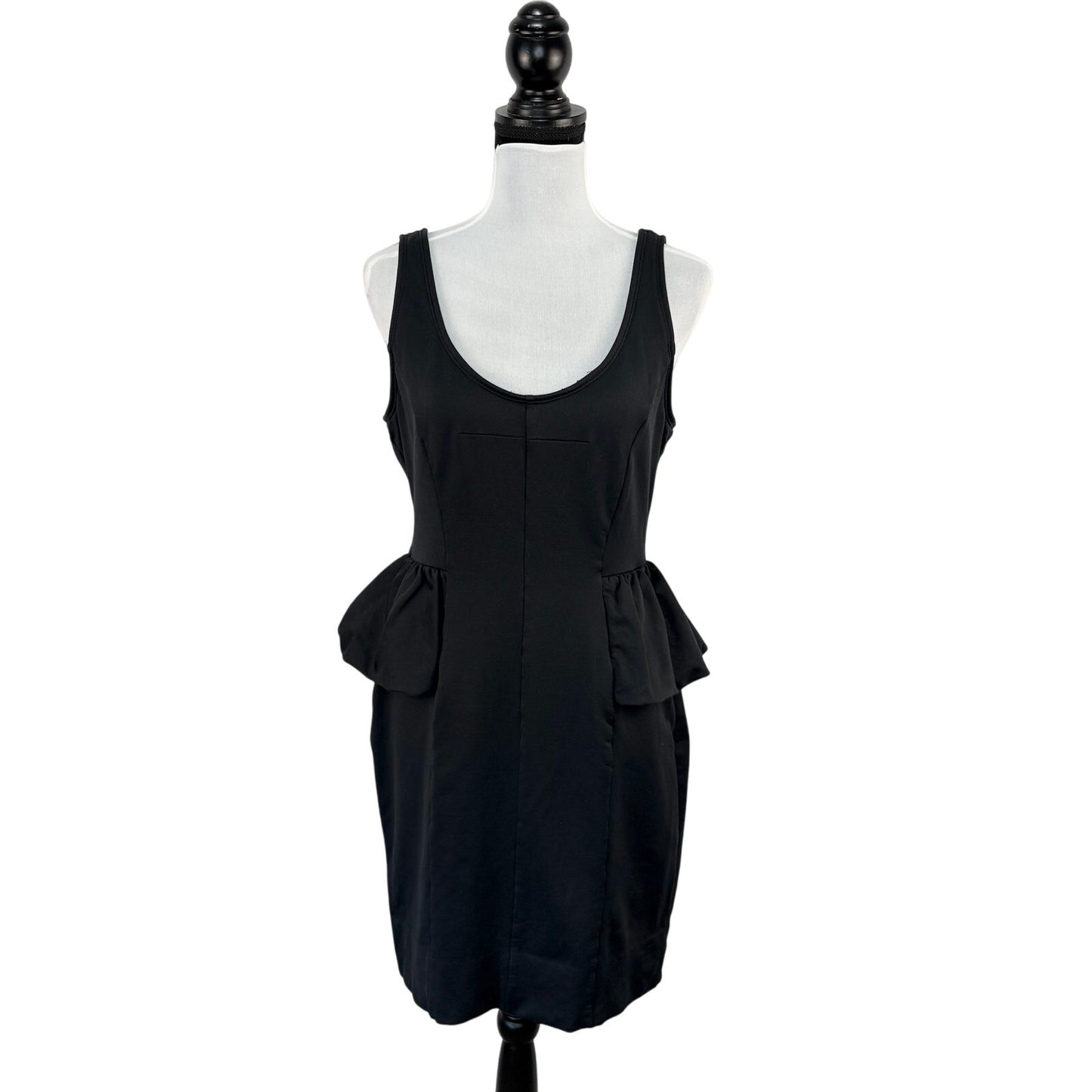 Marc by Marc Jacobs Short Black Peplum Sleeveless Sheath Dress - Women's Size M