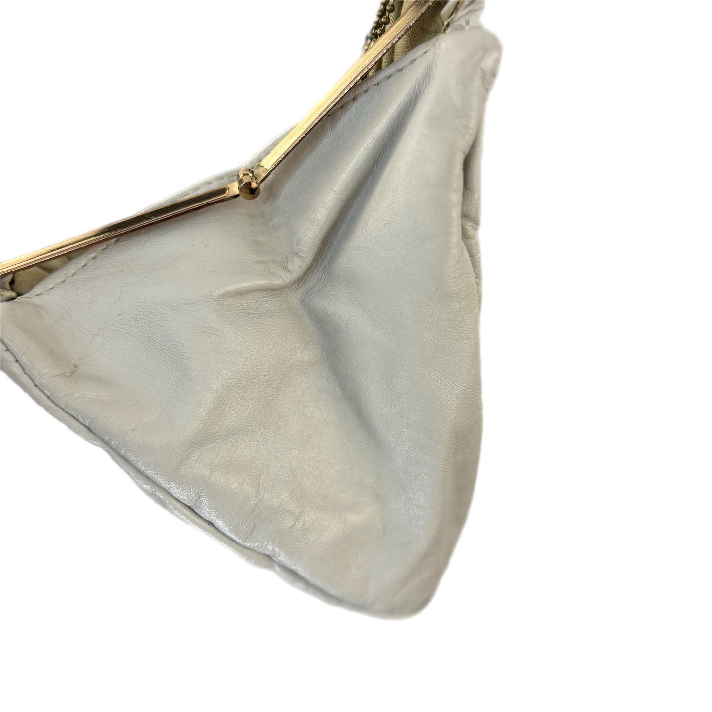 Vintage Letisse Gray Shoulder Strap Pouch Purse