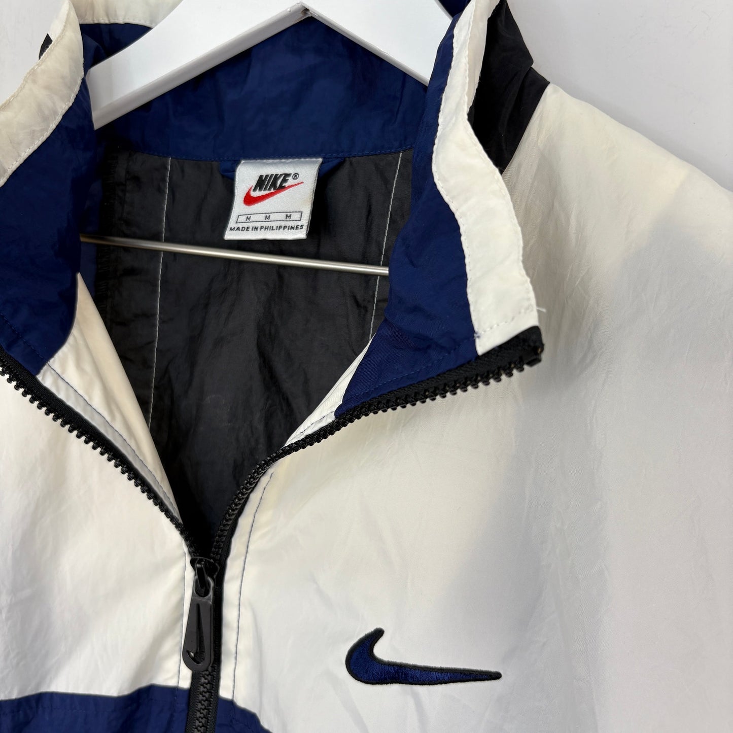 Vintage 90's Nike Nylon Zip Up Wind Breaker - Men's Size M