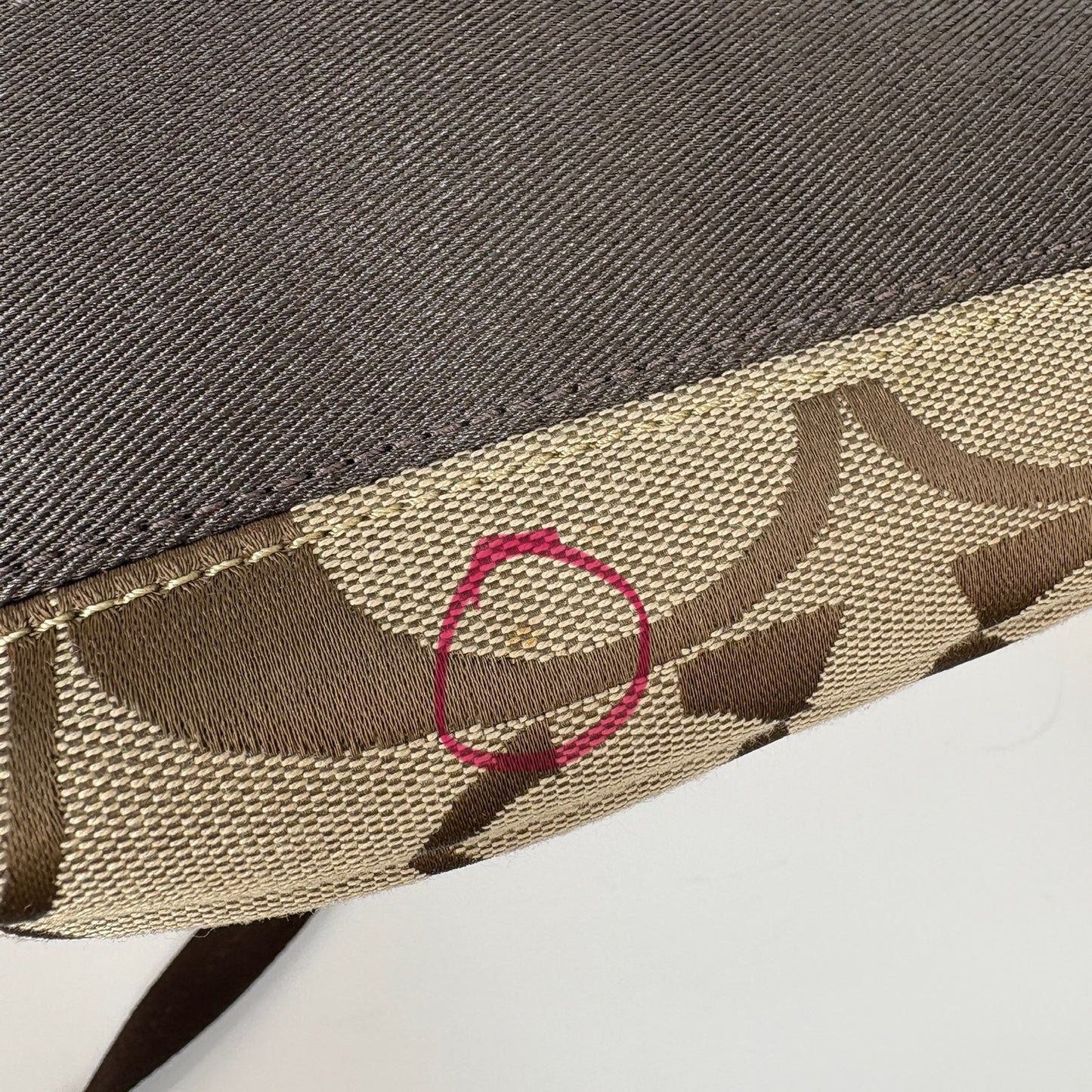 Coach Signature Brown Crossbody Bag