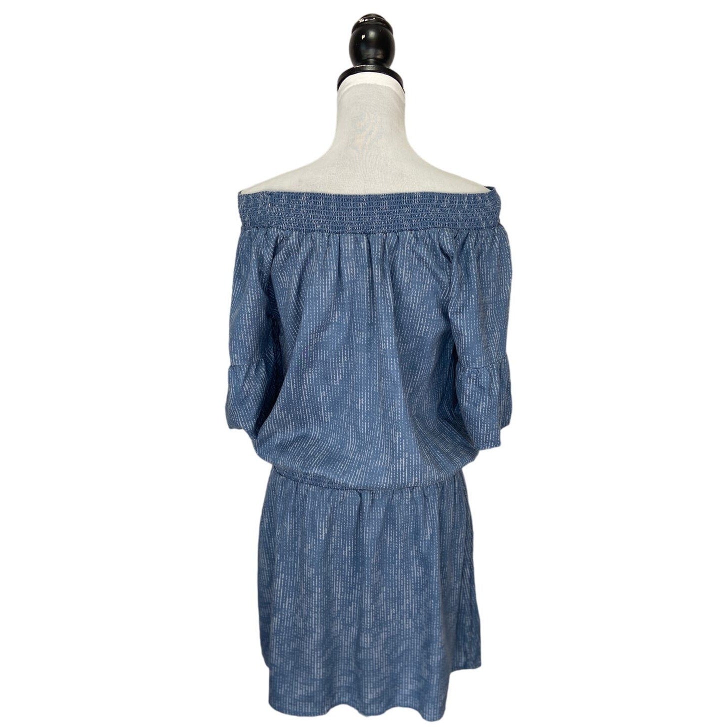 Prana Off Shoulder Stretch Waist Blouson Dress - Women's Size L