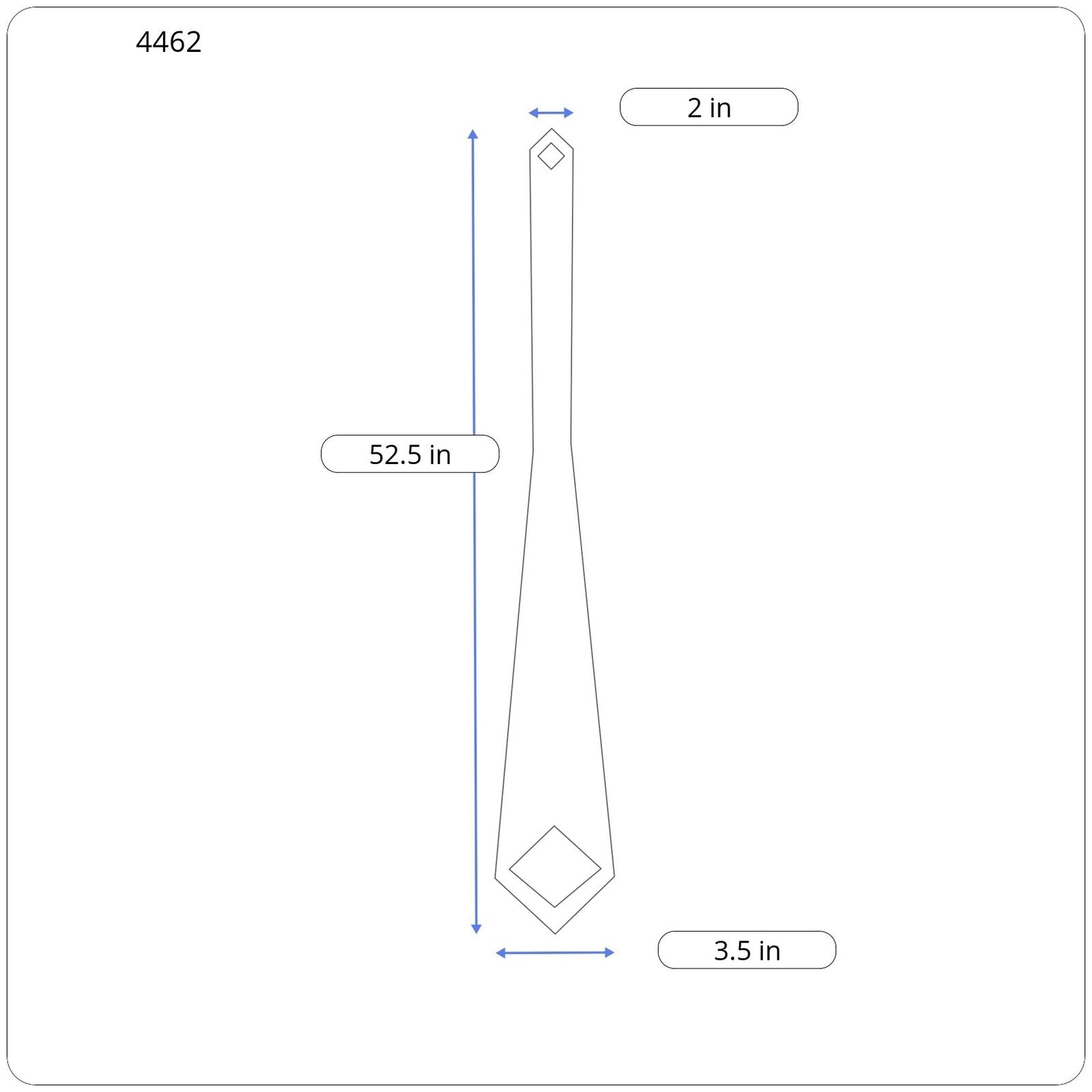 Vintage All Silk Seven Fold Patterned Men's Tie