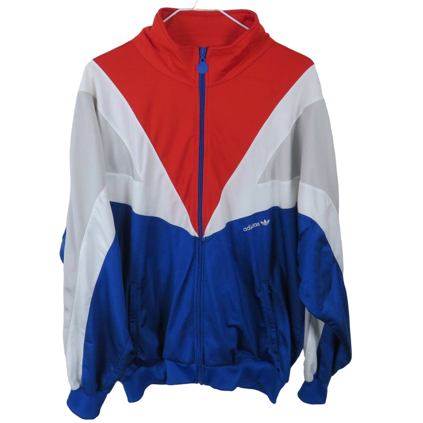 Vintage Adidas Trefoil Logo Zip Up sold Track Jacket Men's - L