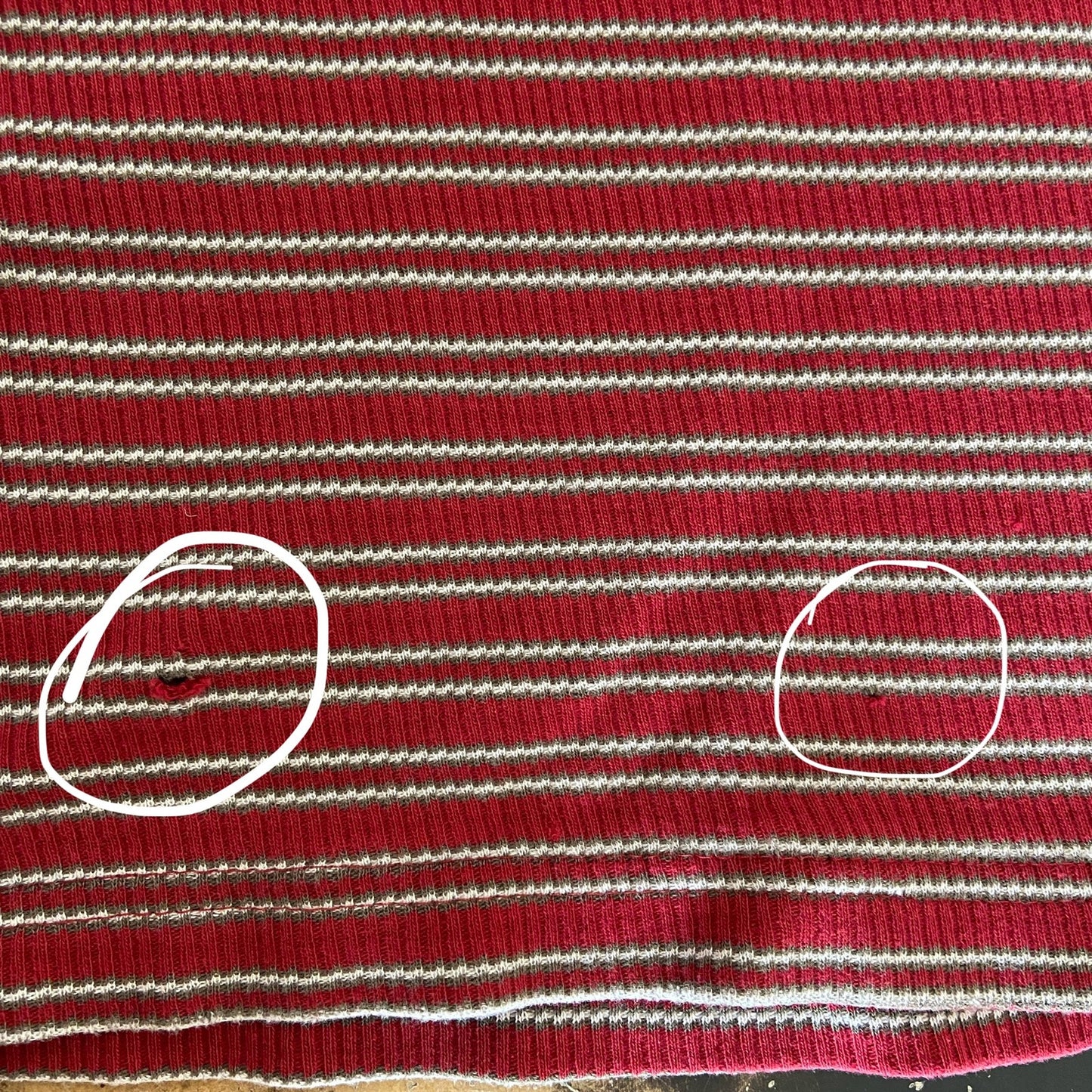 Tommy Hilfiger Striped Ribbed Long Sleeve Shirt - Men's Size XL