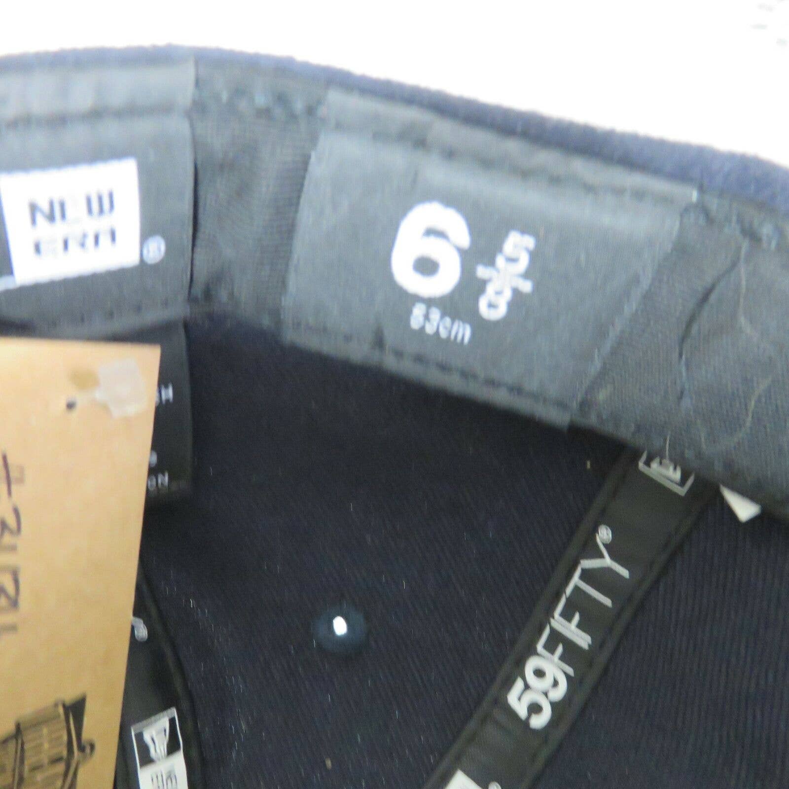 New Era Washington Nationals Fitted Baseball Hat - Size 6 5/8