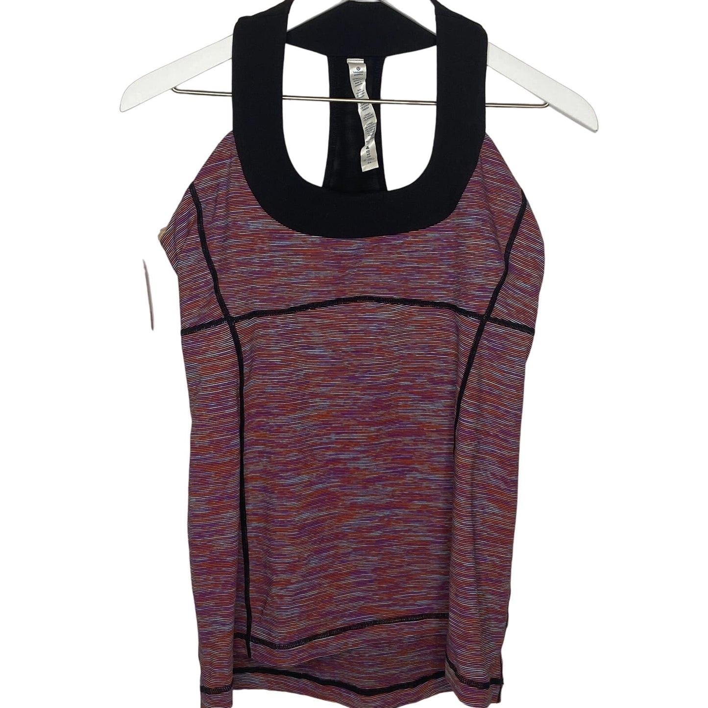 Lululemon Scoop Neck Tank Wee Are From Space Black March - Women's Size 10