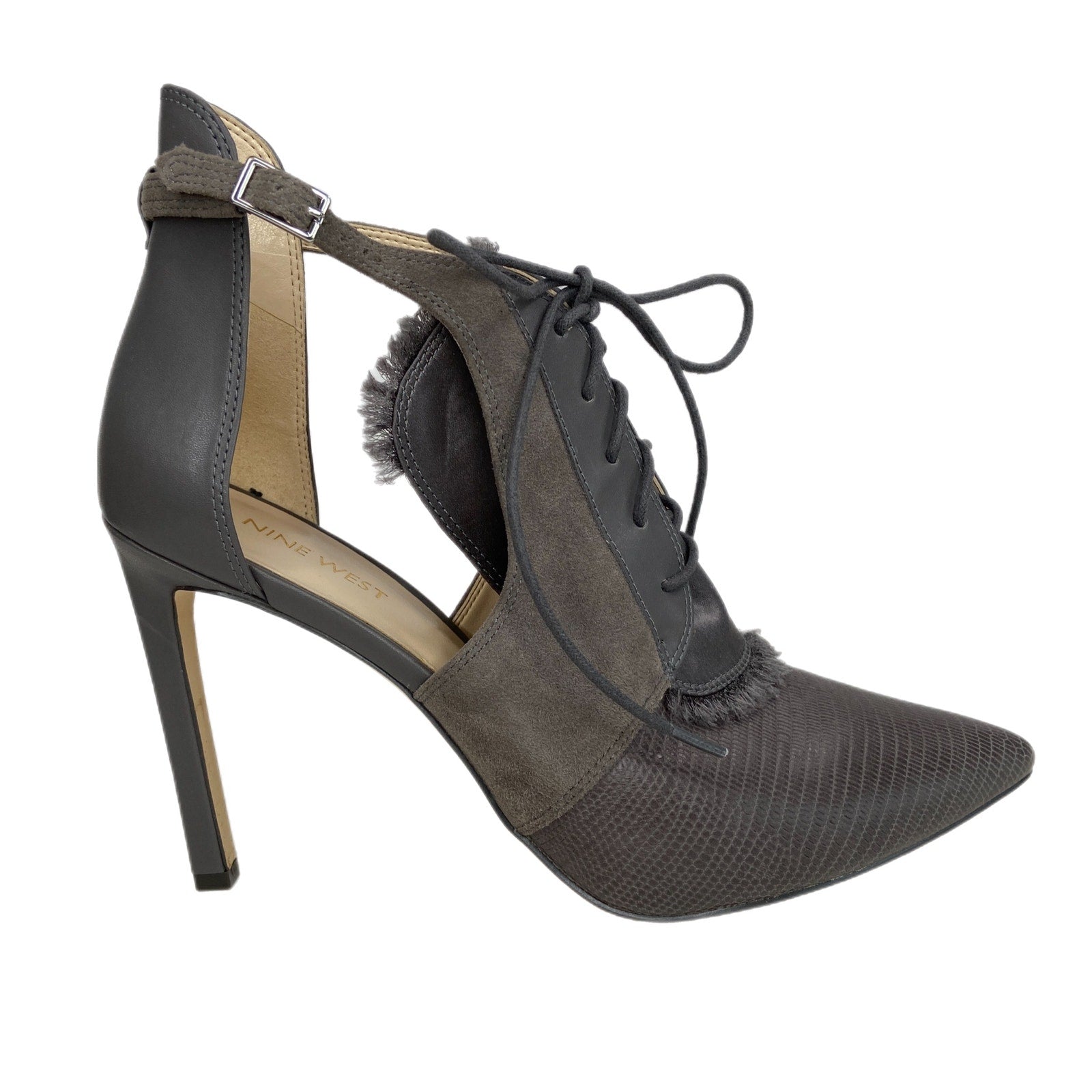 Steam Punk Vibes Office Siren Cut Out High Heel Shoes - Women's 9.5