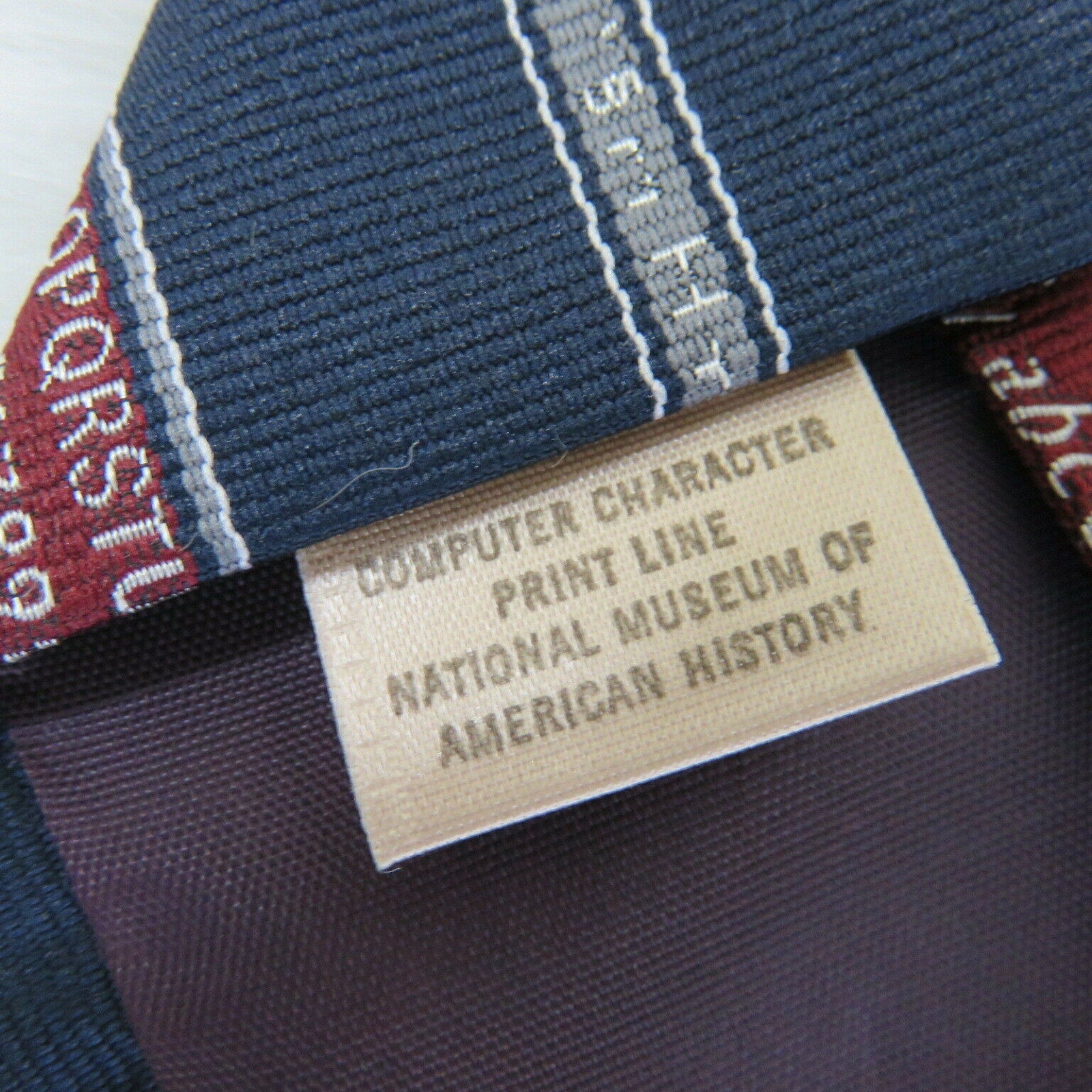 National Museum of American History Computer Character Print Line Men's Tie