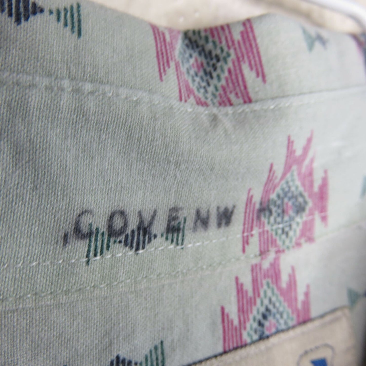 Himalaya Outfitters Southwest Pattern Cotton Button Down Shirt - Men's 2XLT