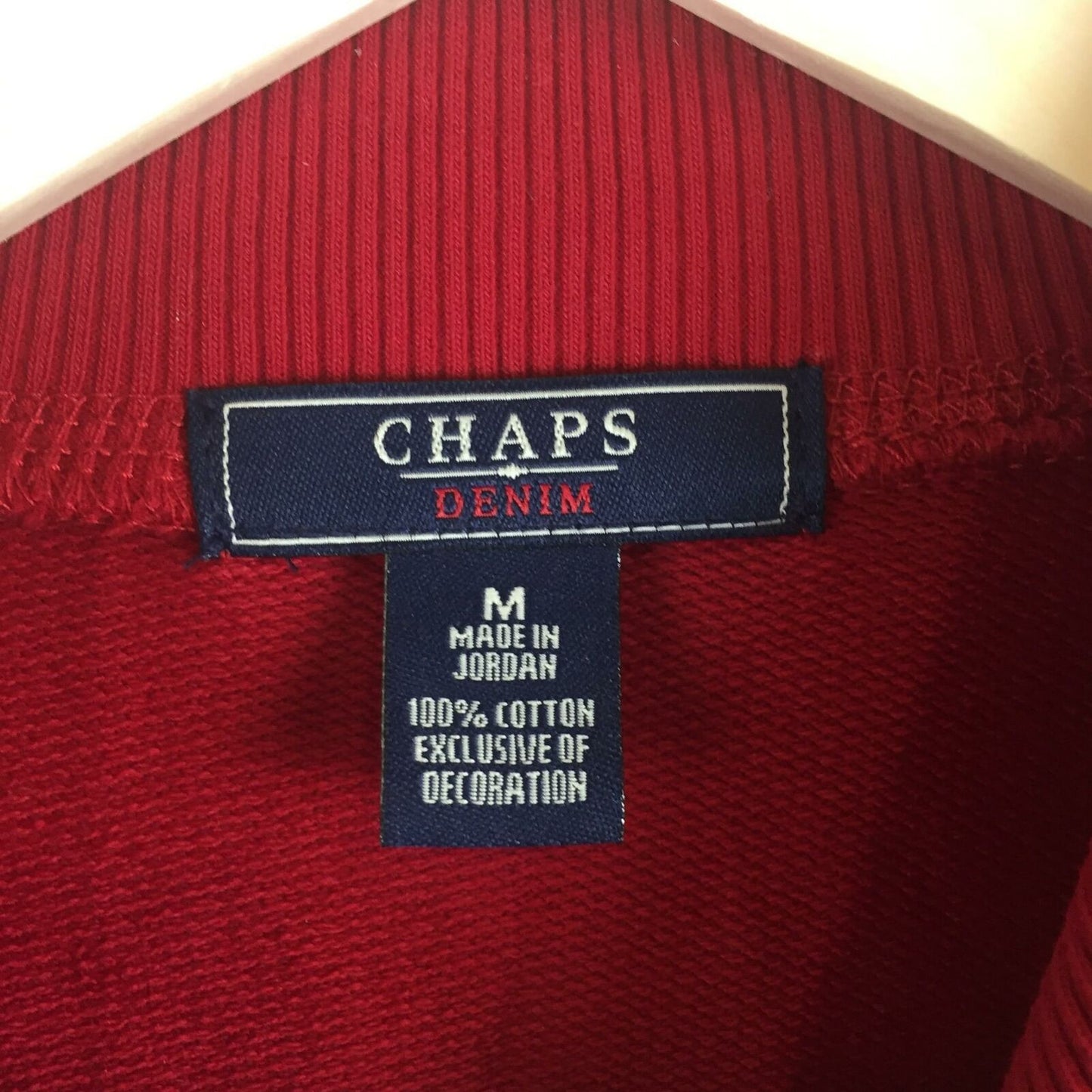 Chaps Holiday Red Cardigan Duster Toggle Closures - Women's M