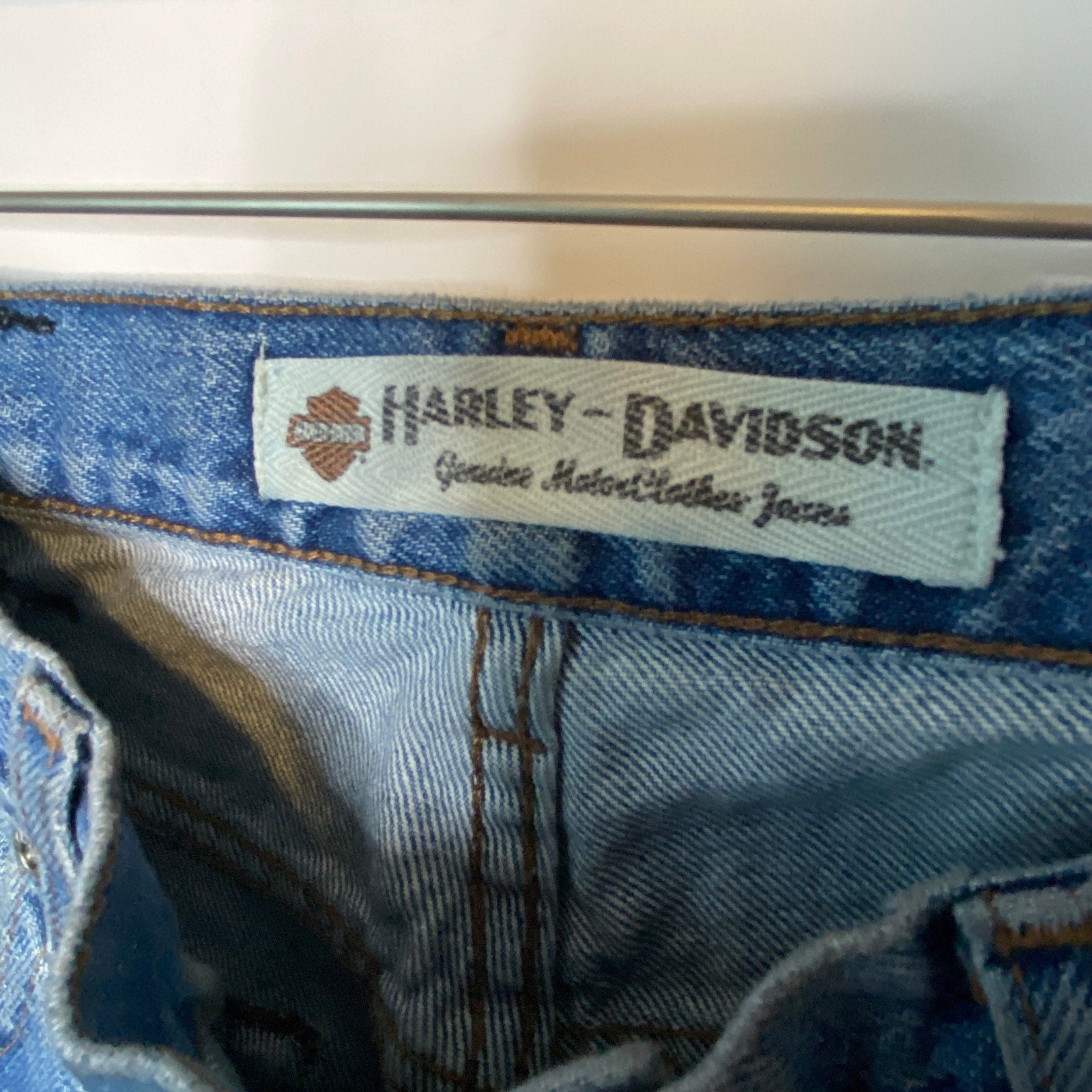 Harley-Davidson Straight Leg Light Wash Jeans - Men's Size 34/30