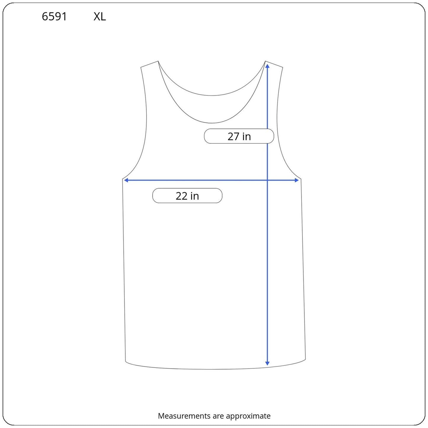 We the Free Living Indigo Tank Top NWT - Women's Size XL