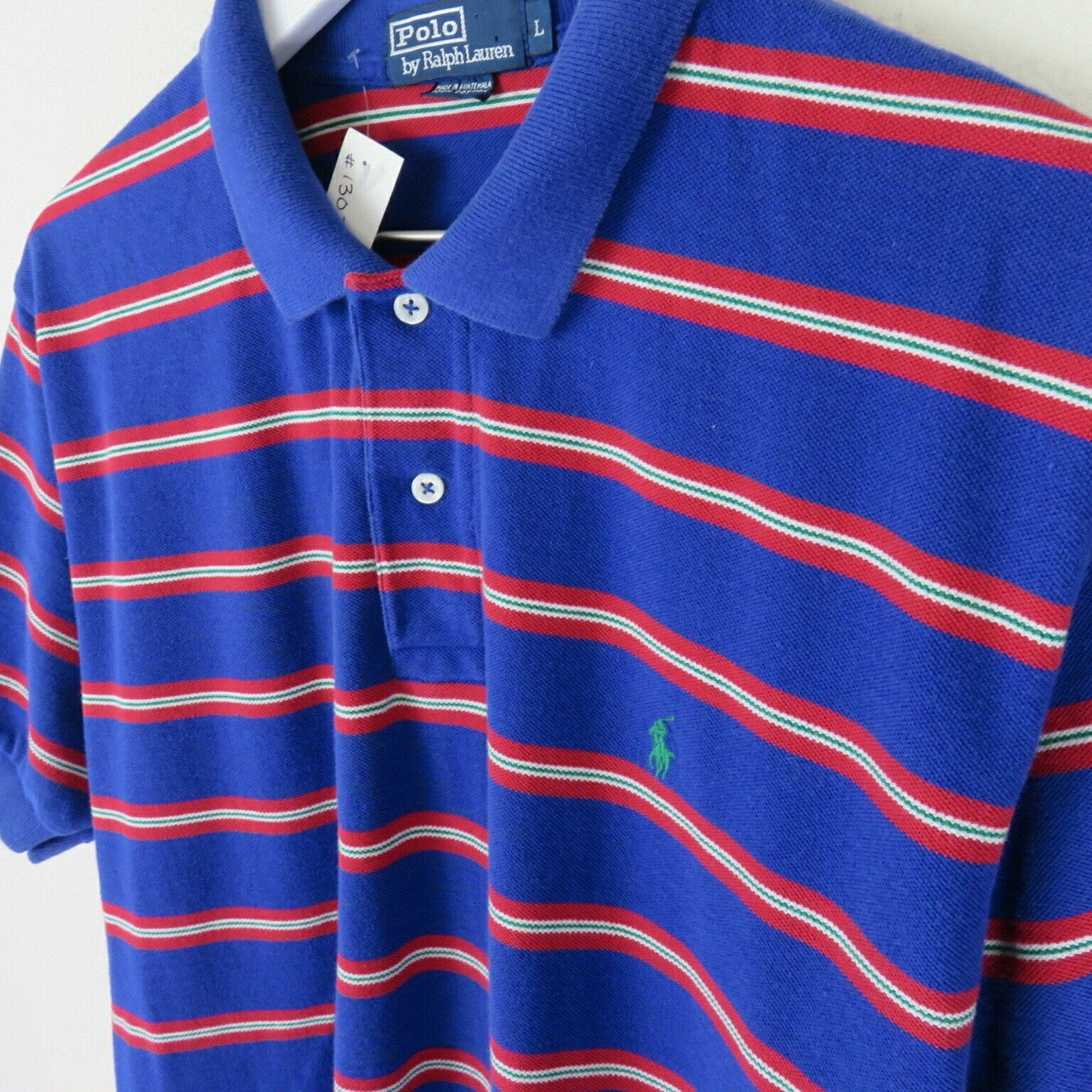 Polo by Ralph Lauren Pony Logo Short Sleeve Polo Shirt - Men's L