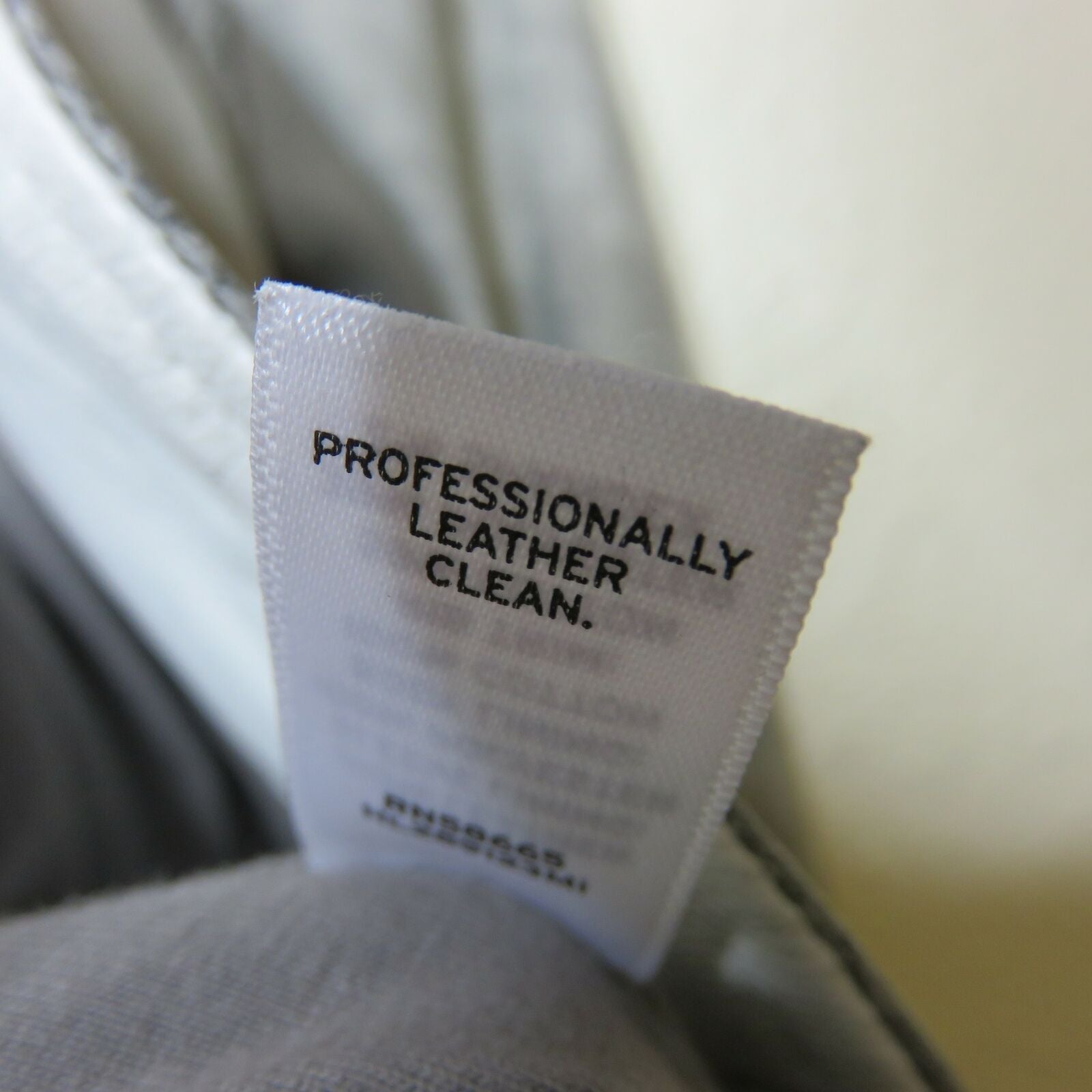 Trouve Gray Genuine Leather Jacket - Women's Size Small