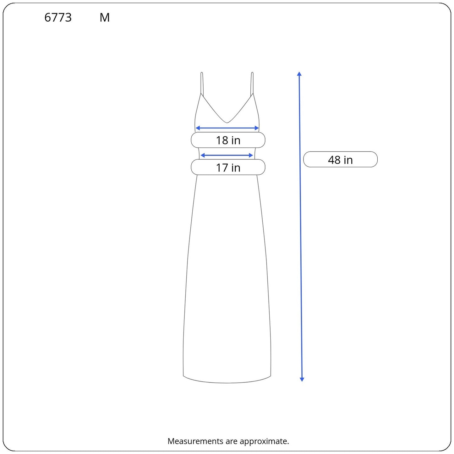 Philosophy Dark Blue Cotton Maxi Dress - Women's Size M