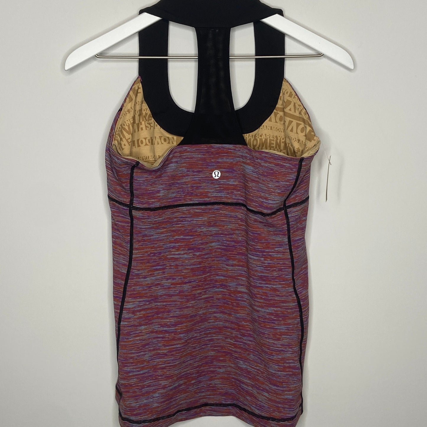 Lululemon Scoop Neck Tank Wee Are From Space Black March - Women's Size 10