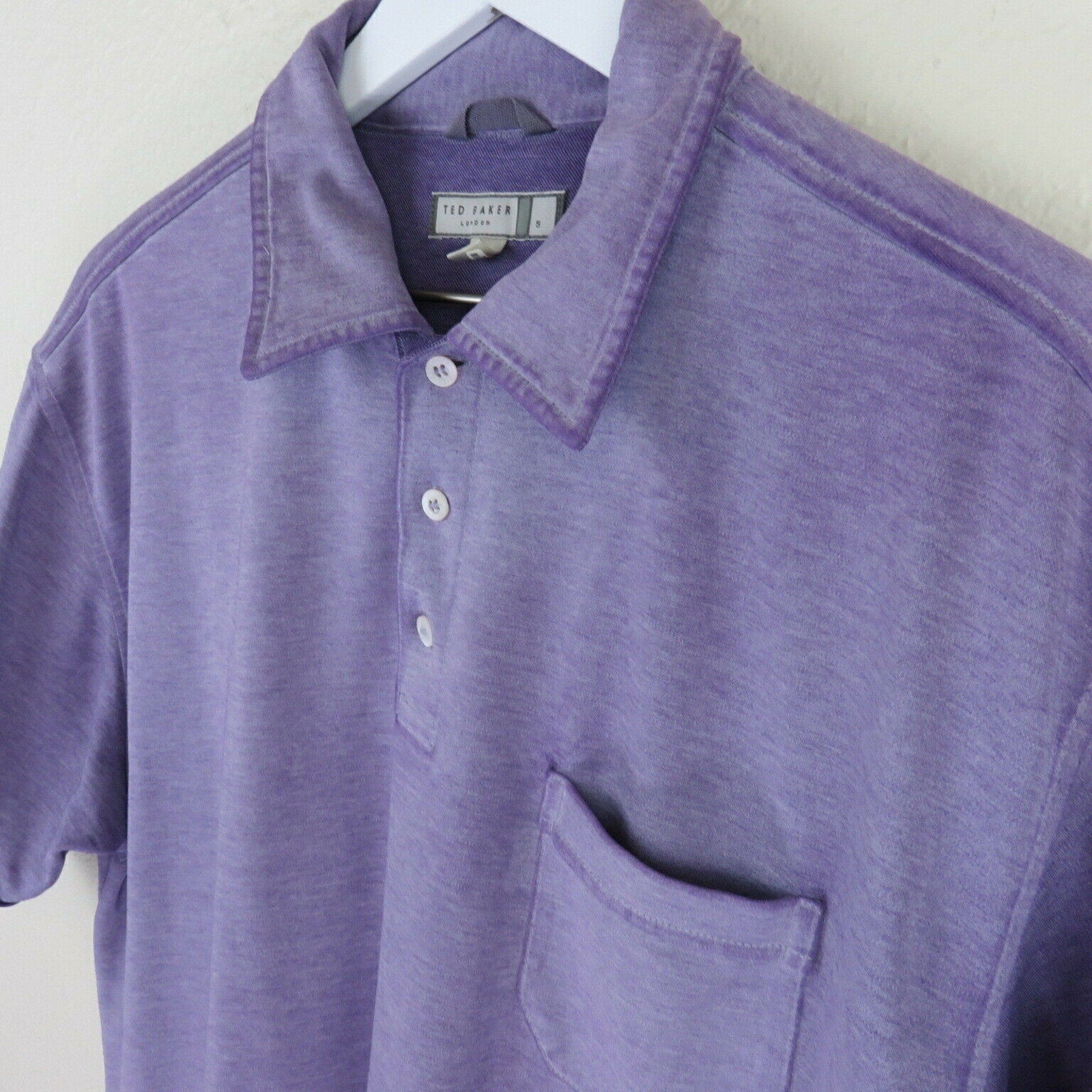 Ted Baker Faded Purple Polo - Men's XL