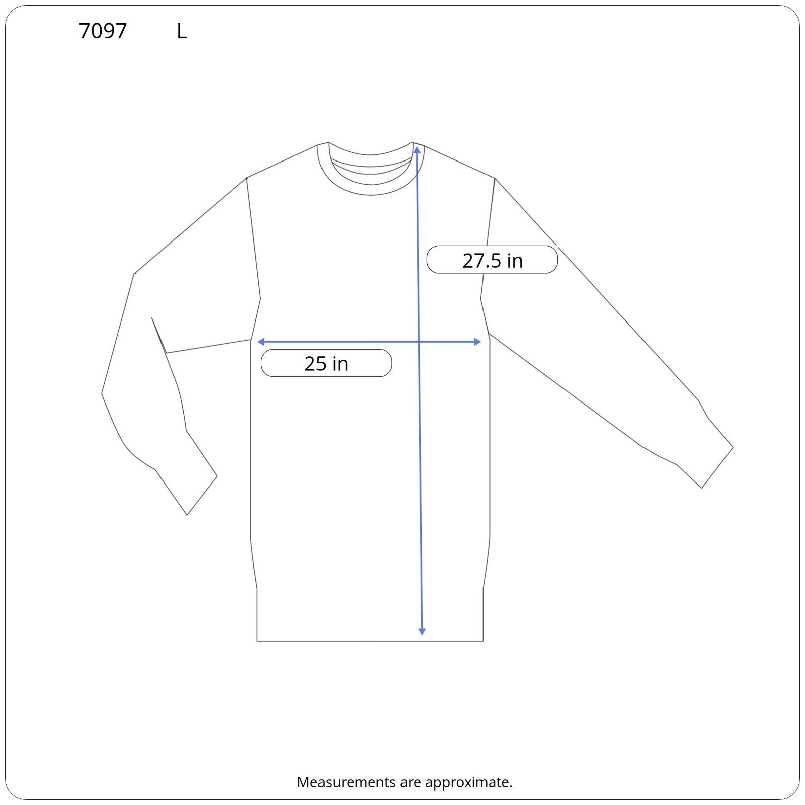 Tommy Girl Tommy Hilfiger Blue Crewneck Sweatshirt - Women's SIze L