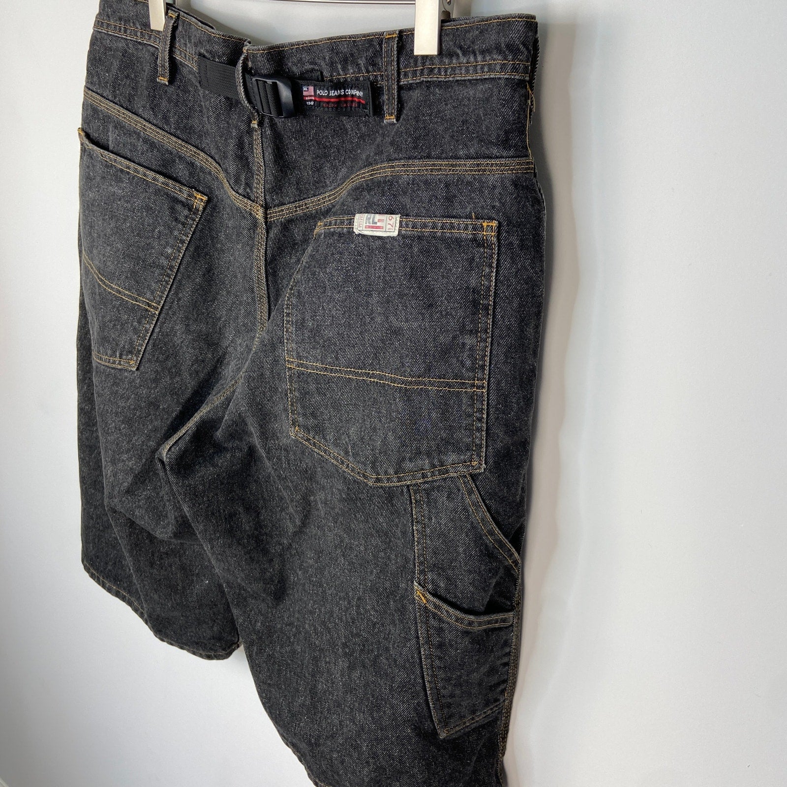 RL Polo Jeans Co Cinch Back Cargo Shorts - Men's Size 38