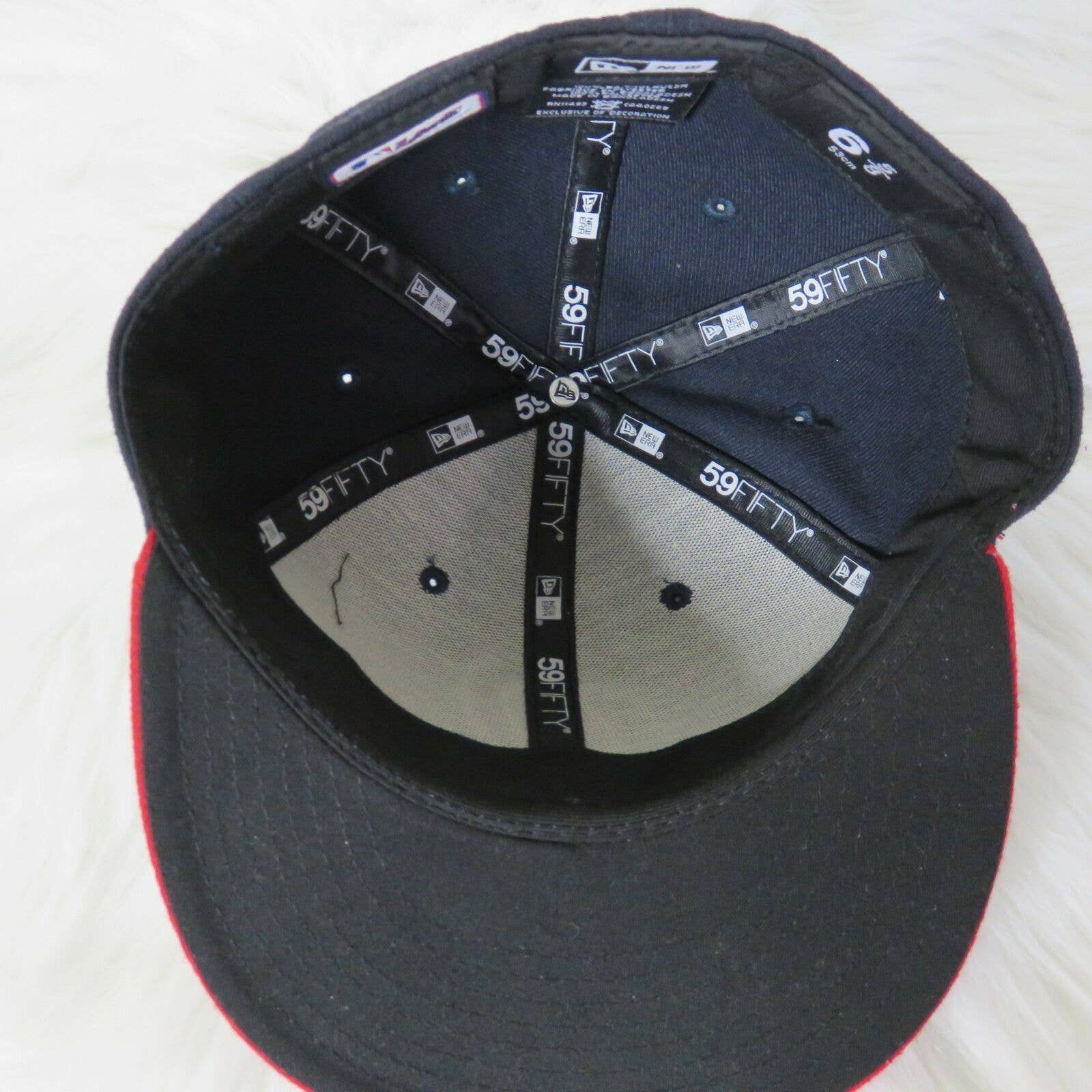 New Era Washington Nationals Fitted Baseball Hat - Size 6 5/8