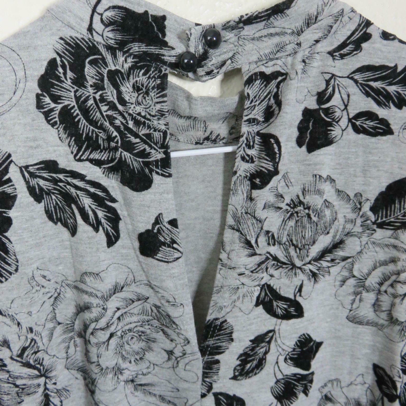 Philosophy Flocked Floral Shift Dress - Women's Small