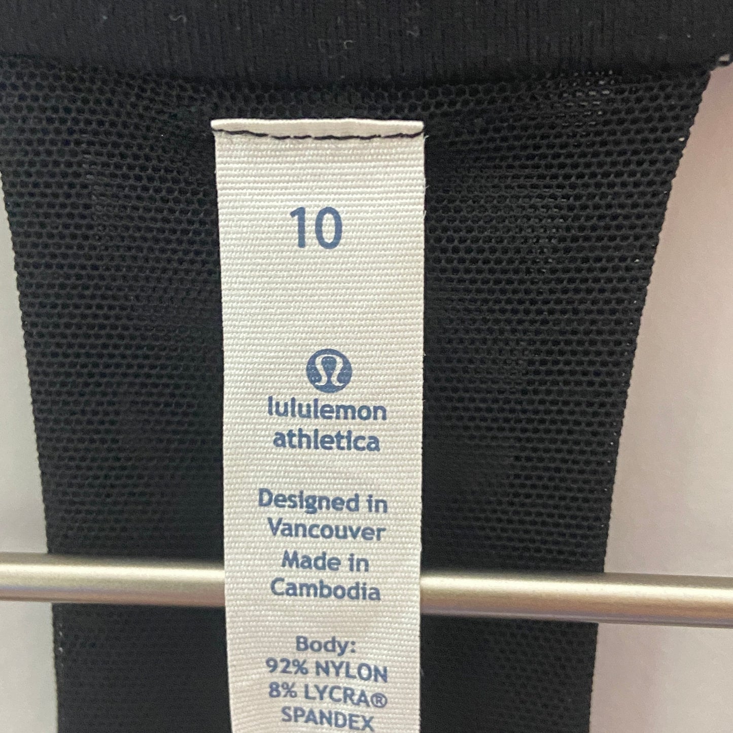 Lululemon Scoop Neck Tank Wee Are From Space Black March - Women's Size 10