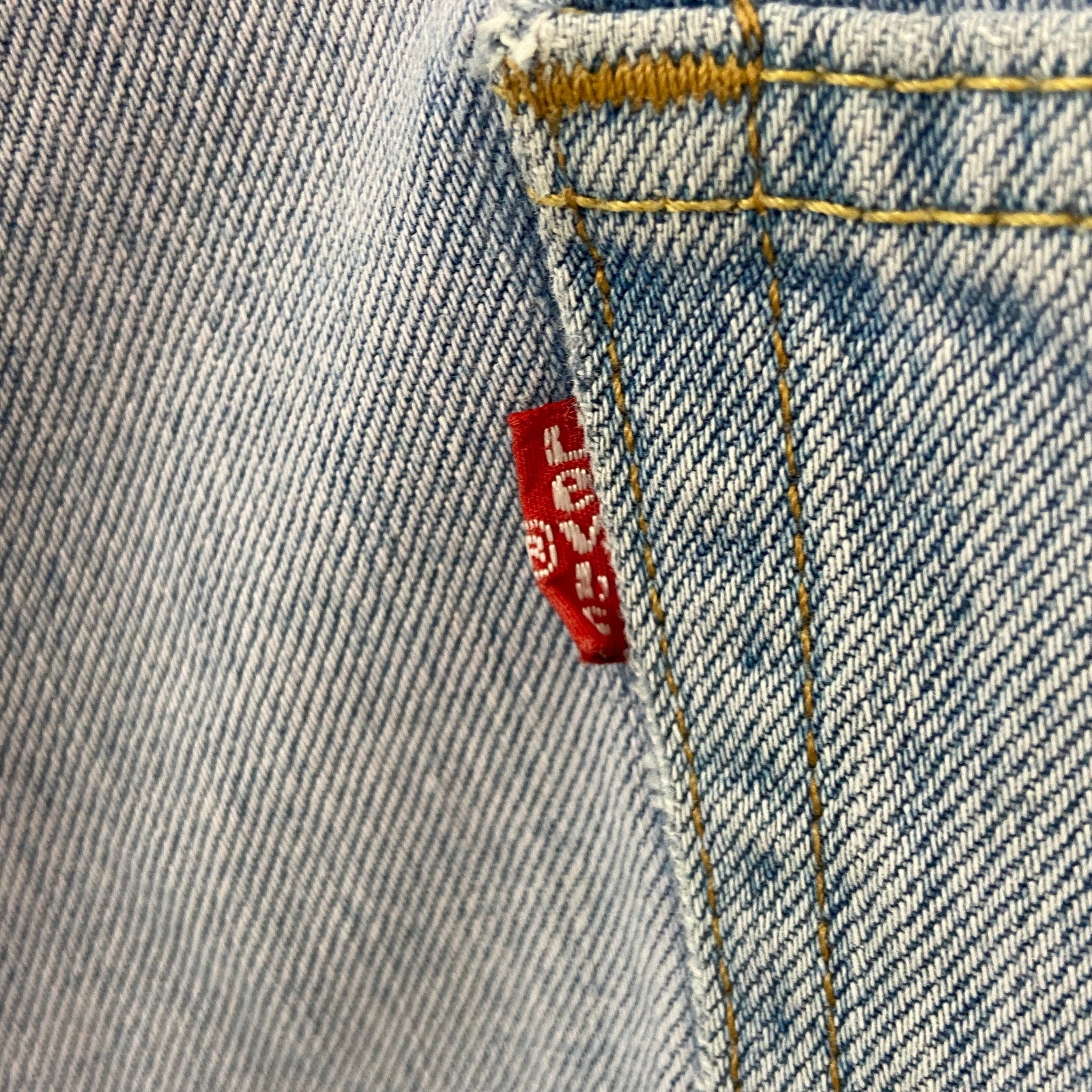 Levi's Distressed Well Worn Straight Leg Jeans - Men's Size 36x34