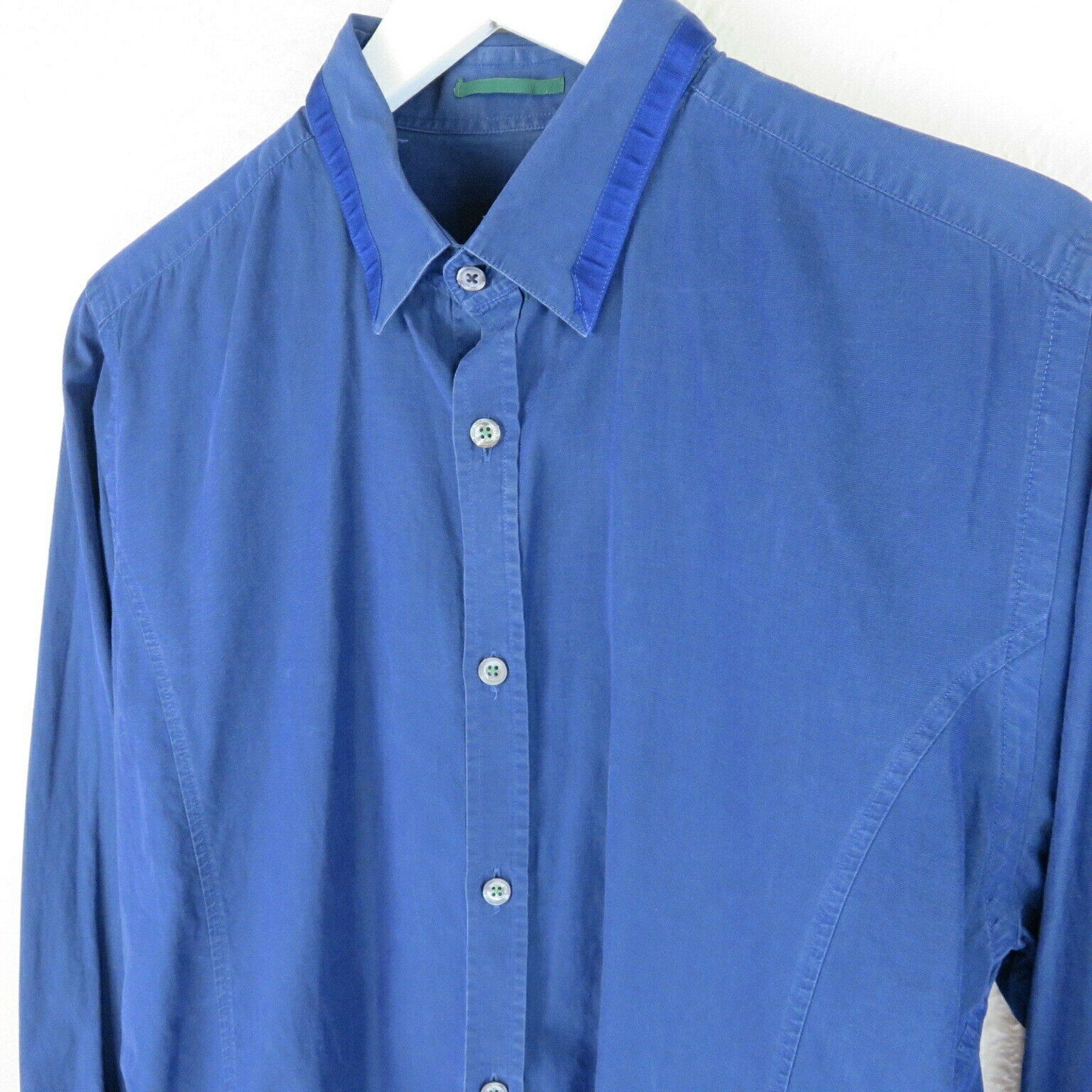 Ted Baker Blue Button Up Dress Shirt - Men's Large