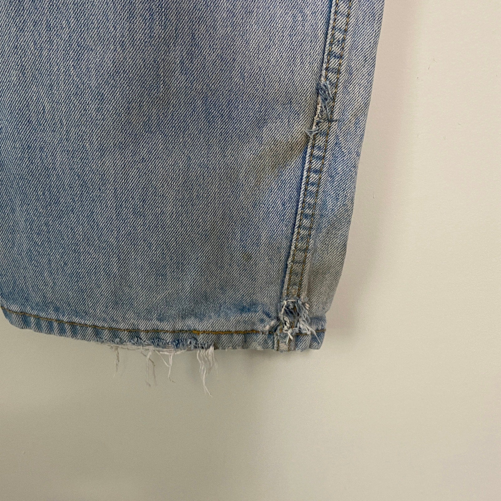 Levi's Distressed Well Worn Straight Leg Jeans - Men's Size 36x34