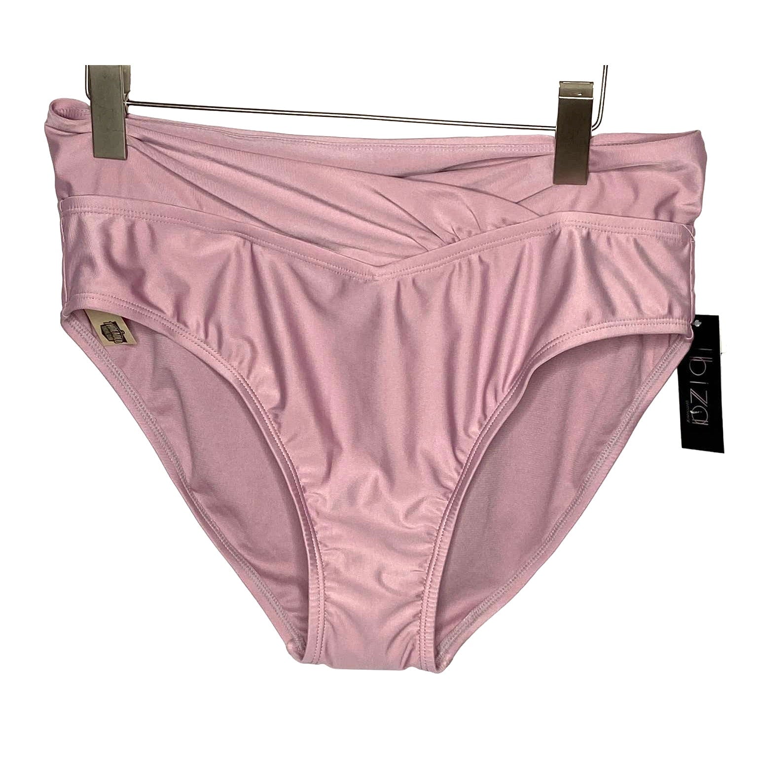 Ibiza Swimwear High Waist Cross V Front Swim Suit Bottom - Women's Plus Size 1X