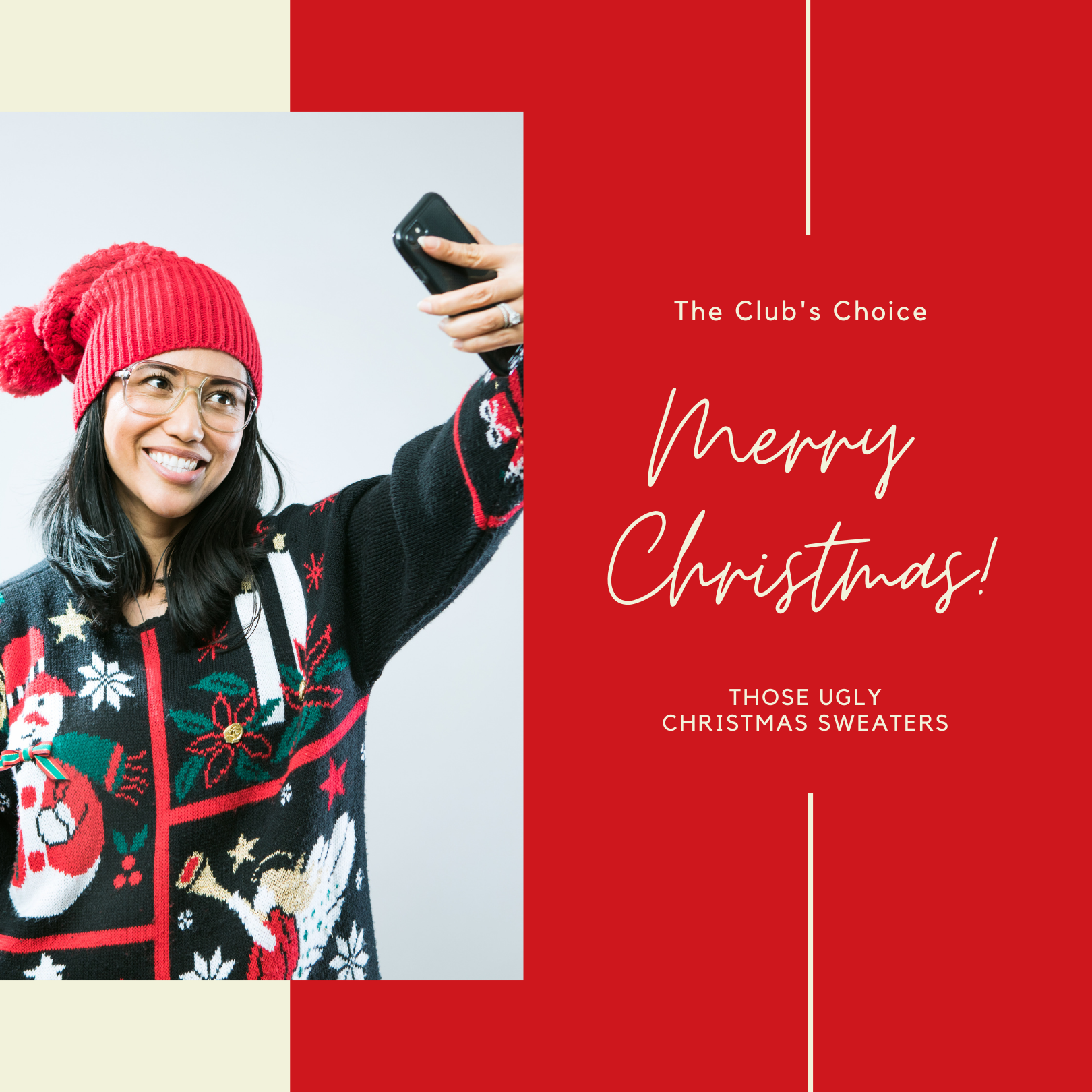 The Club's Choice: Merry Christmas Ugly Sweaters