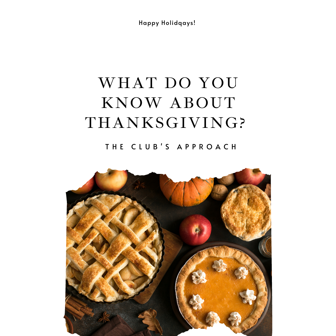 What do you about Thanksgiving?