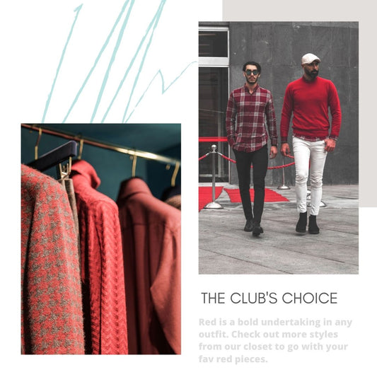 The Club's Choice: Red for the Men