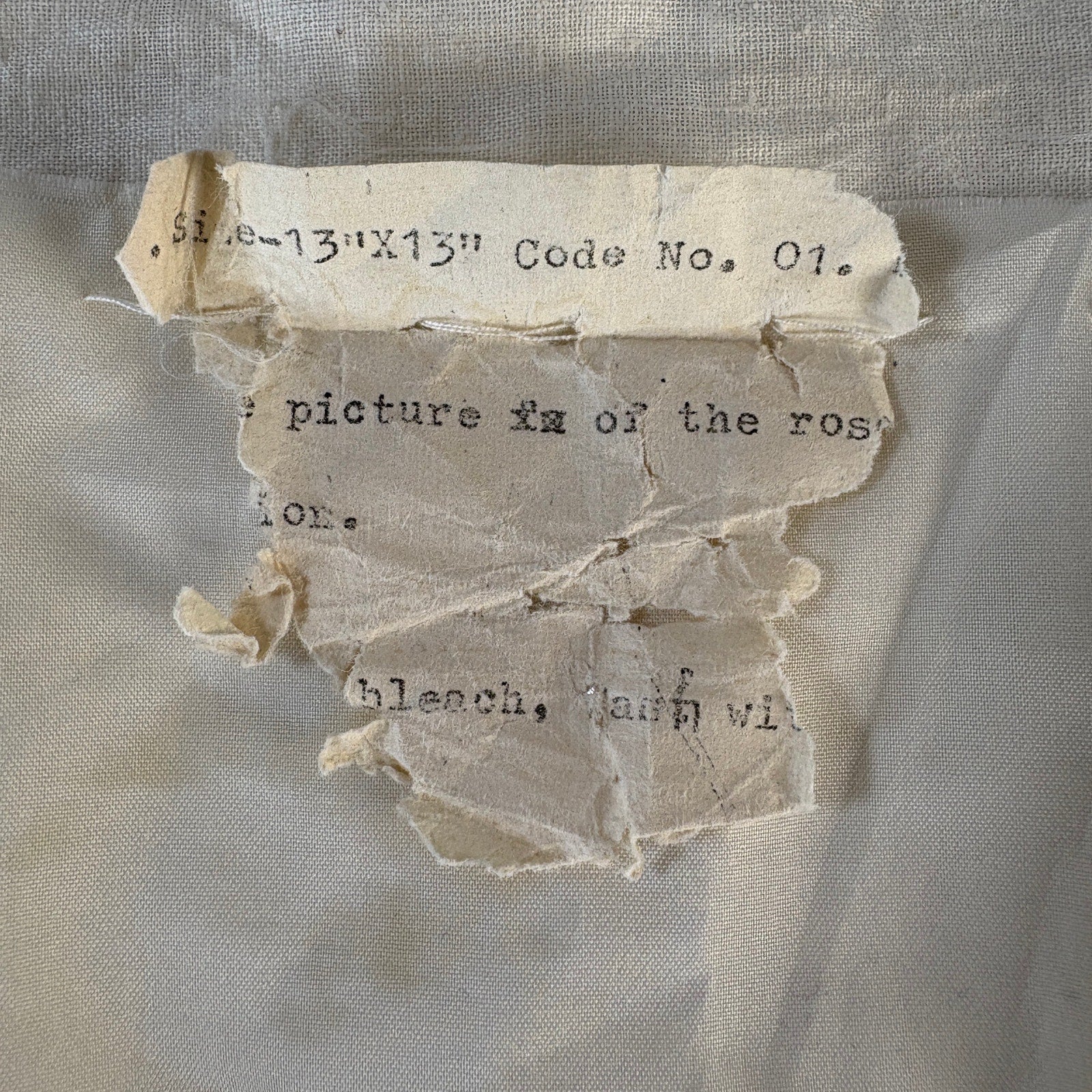 Vintage Hand Stitched Floral Tapestry