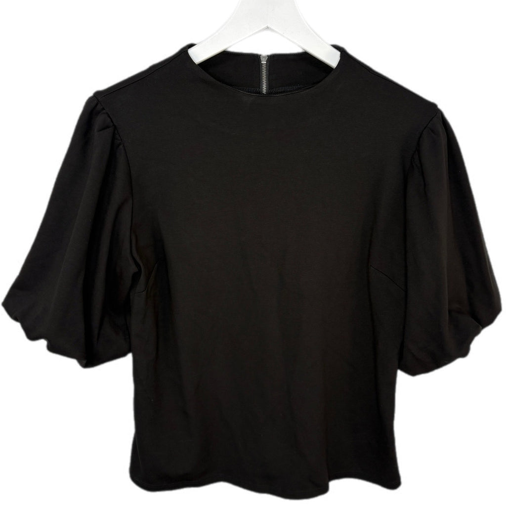 W5 Black Poufy Sleeve Top - Women's Size S