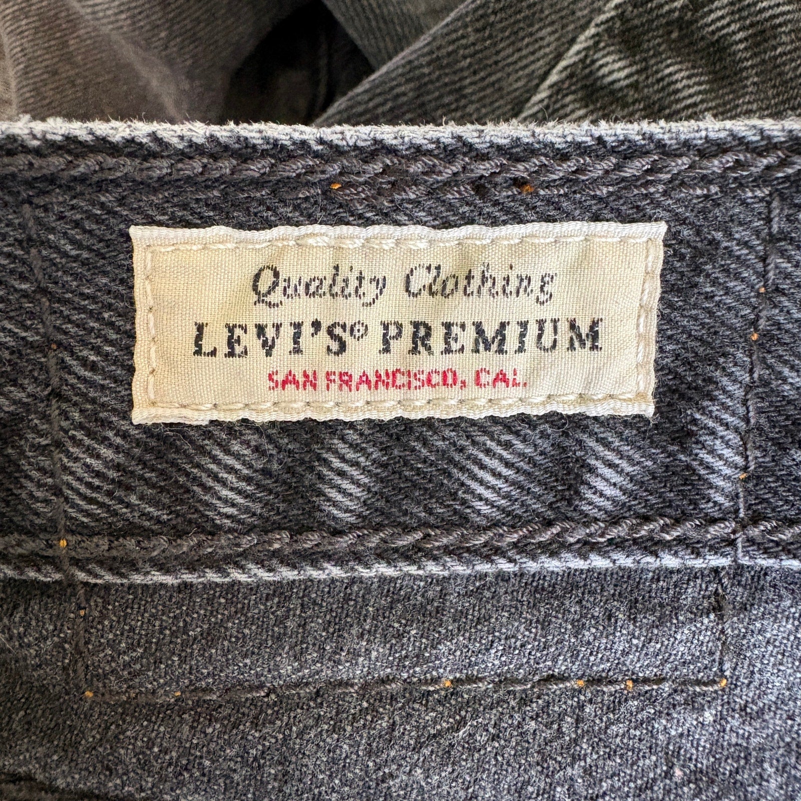Levi's 501 Original Fit Button Fly Faded Black Jeans - Women's Size 27