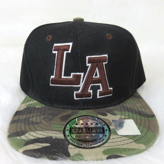 Headlines LA Camo Snapback Hat