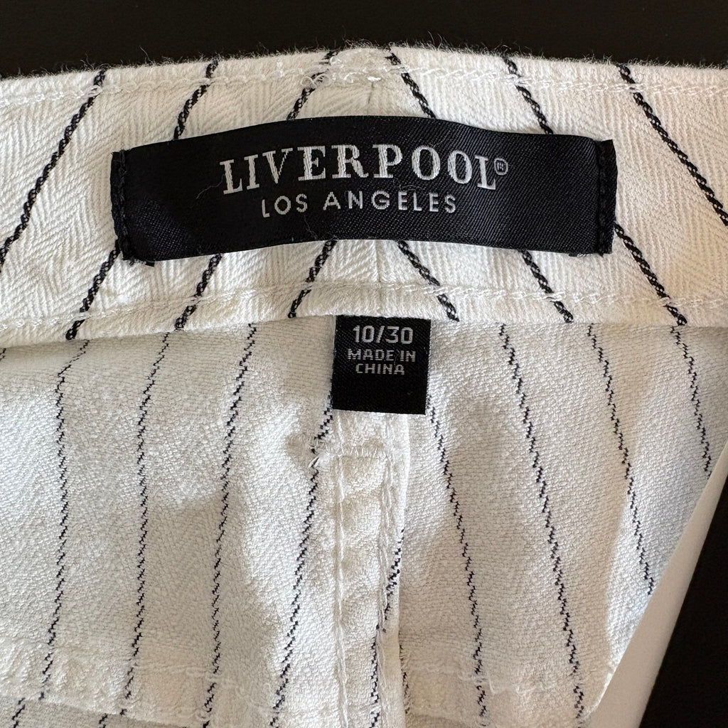 Liverpool High Rise Flare Striped Jeans NWT - Women's Size 10