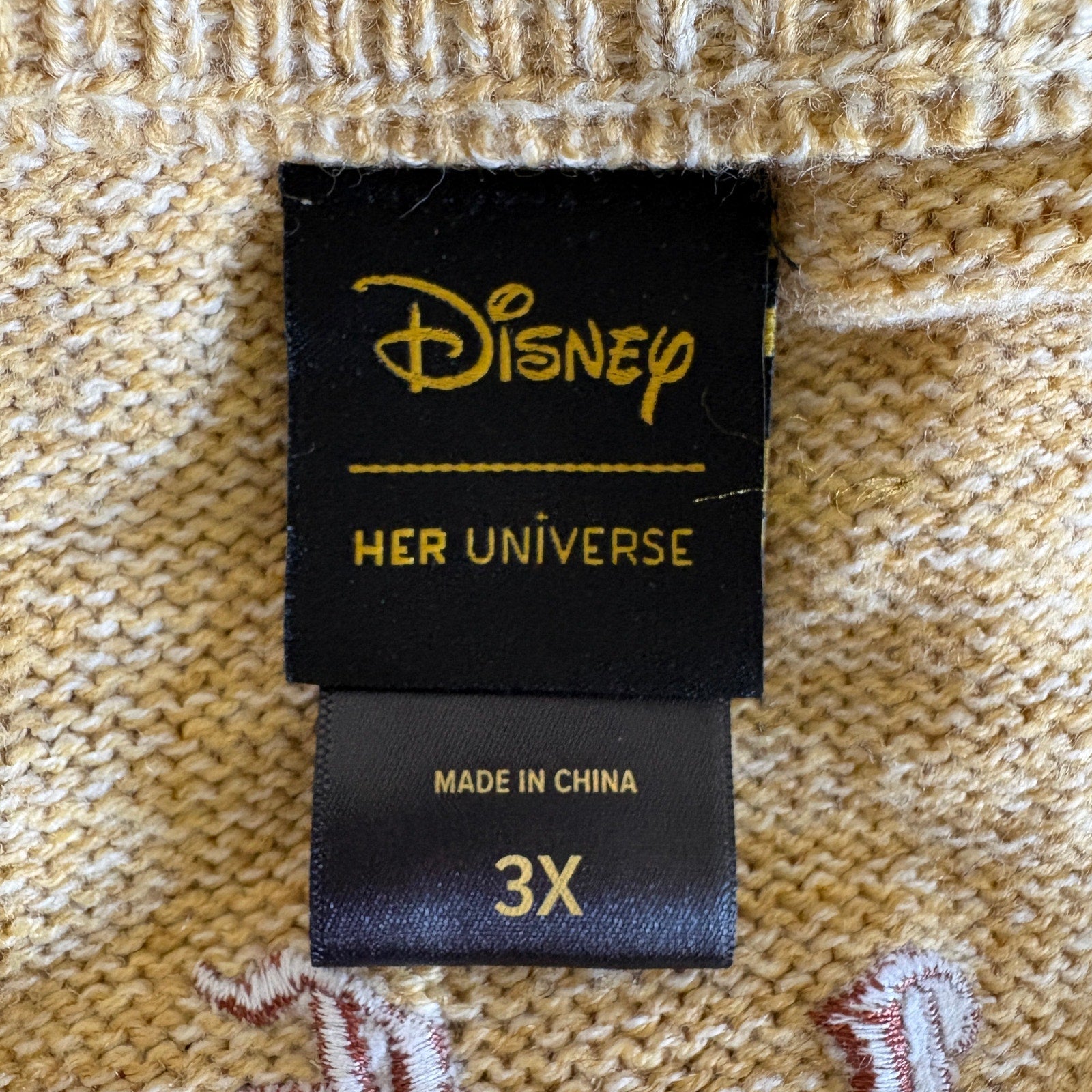 Disney Her Universe Hot Topic Beauty and the Beast Cardigan Sweater - Women's 3X