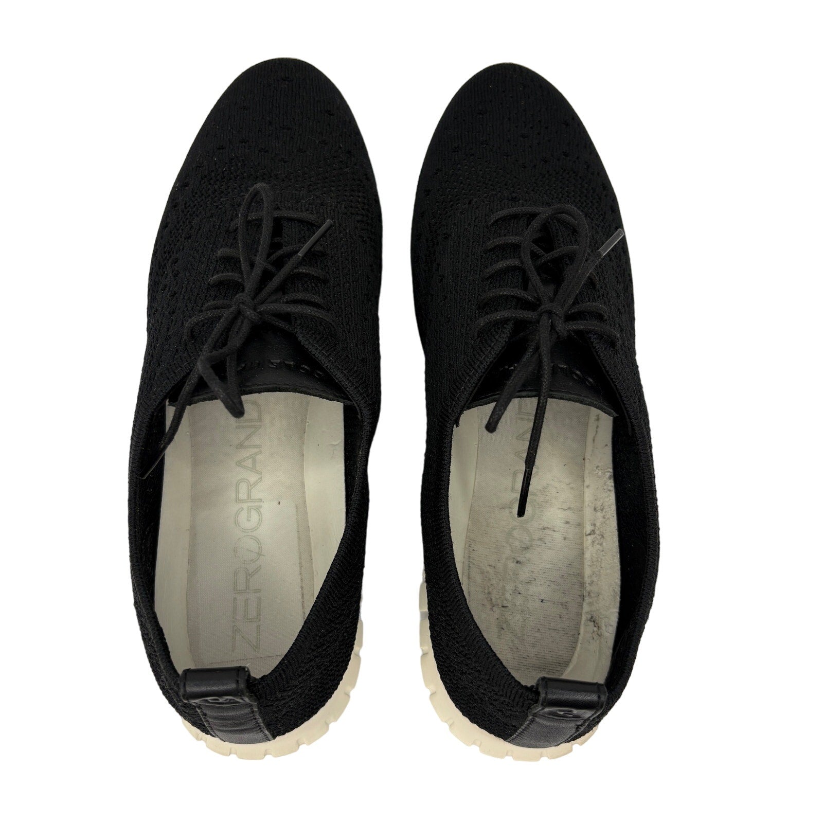 Cole Haan Zerogrand Black Knit Oxford Sneakers - Women's Size 11B