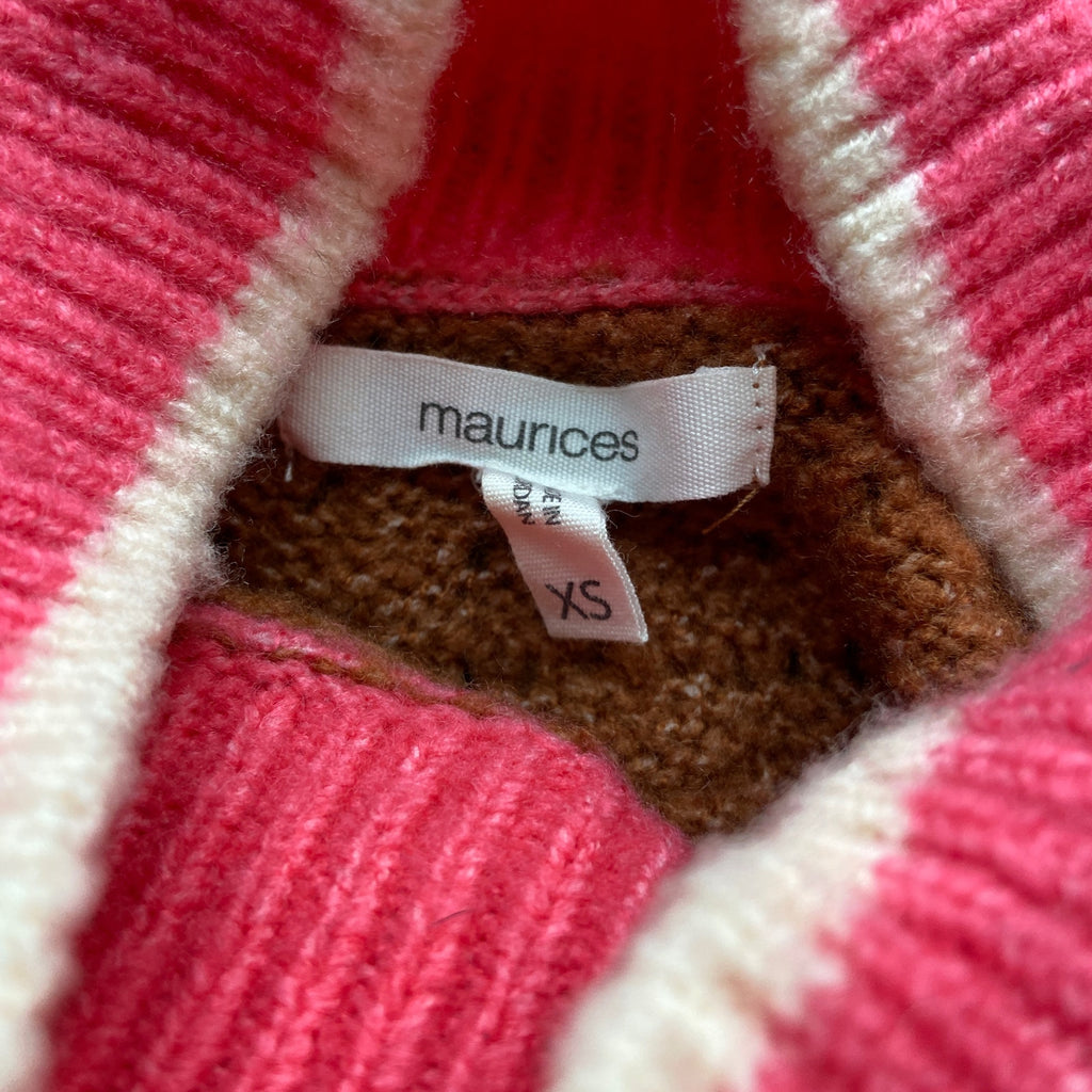 Maurices Oversized Mock Neck Balloon Sleeve Sweater - Women's Size XS