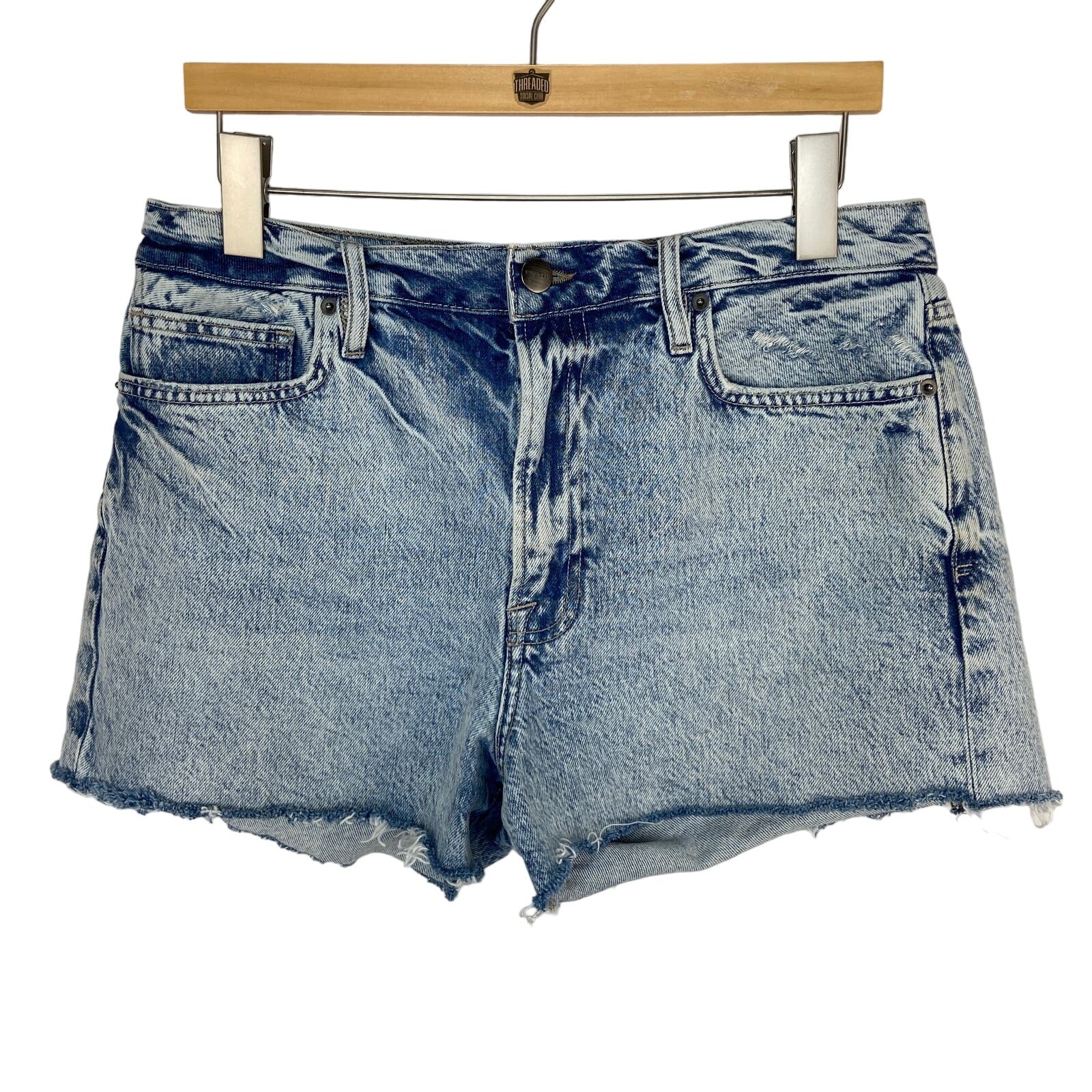 Frame Le Simone Cut Off Shorts - Women's Size 30