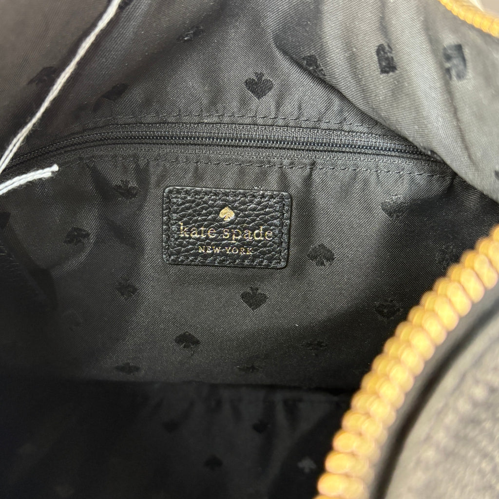 Kate Spade Hobo Black Pebbled Leather Shoulder Bag