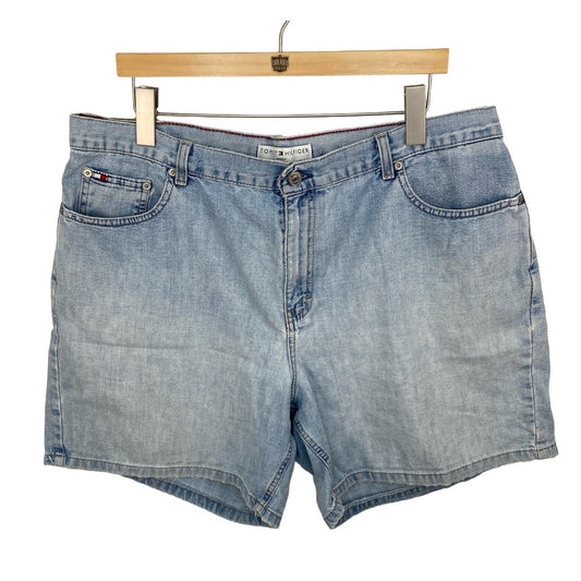 Y2K Tommy Hilfiger Faded Boyfriend Shorts - Women's Size 18