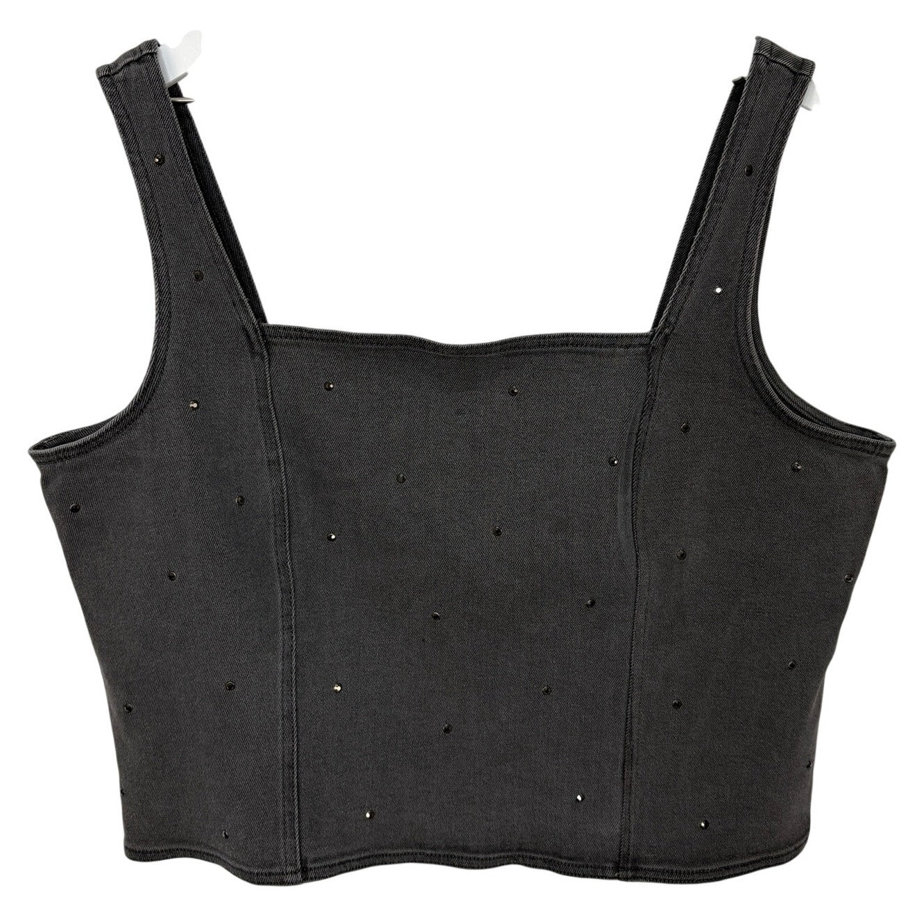 Studded Faded Black Tank Top - Women's Size XL