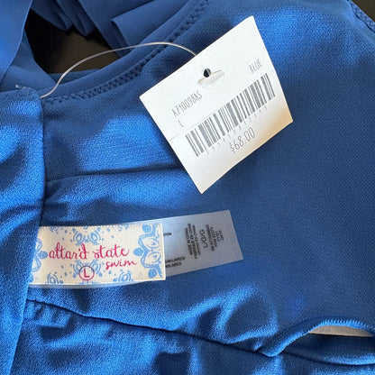 Altar'd State Blue Ruffle 1 Piece Swim Suit NWT - Women's Size L